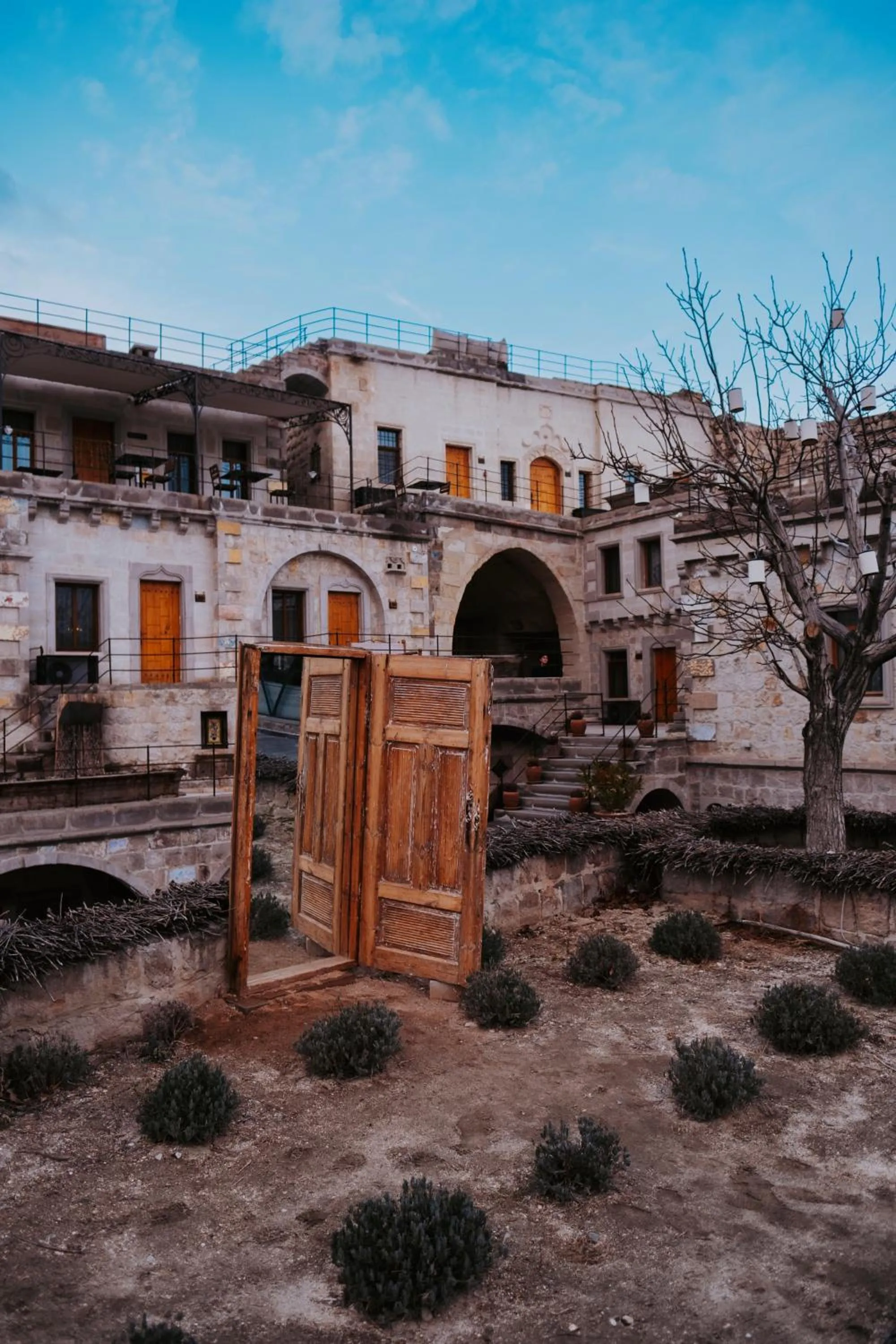 Property building in Design Cave Hotel