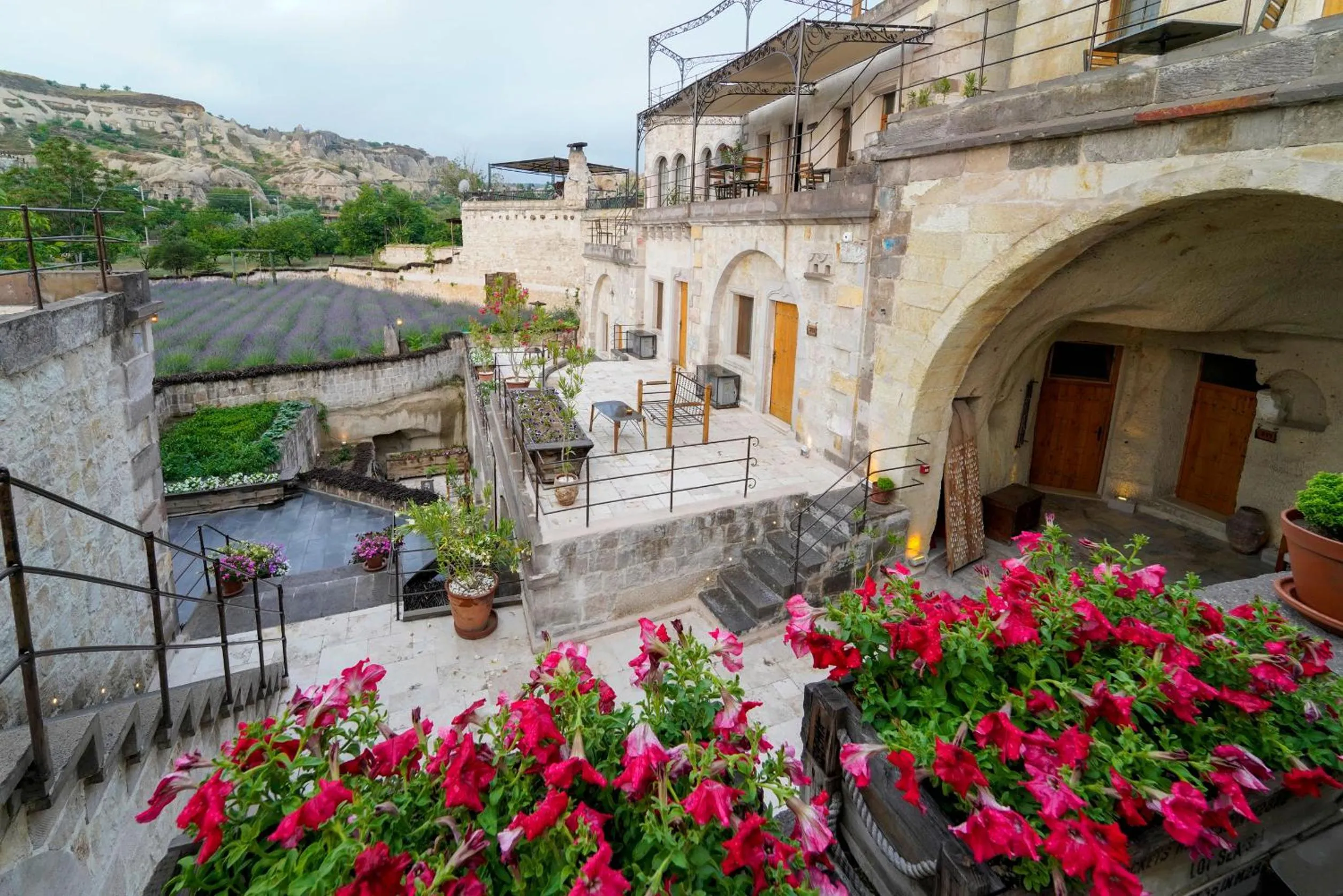 Property building in Design Cave Hotel