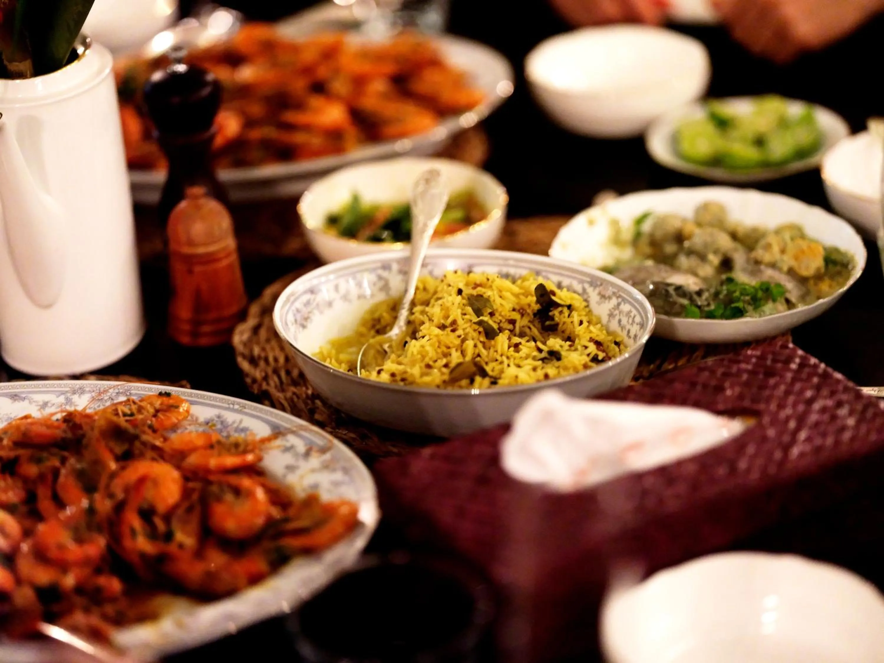 Food close-up in Villa SPACE