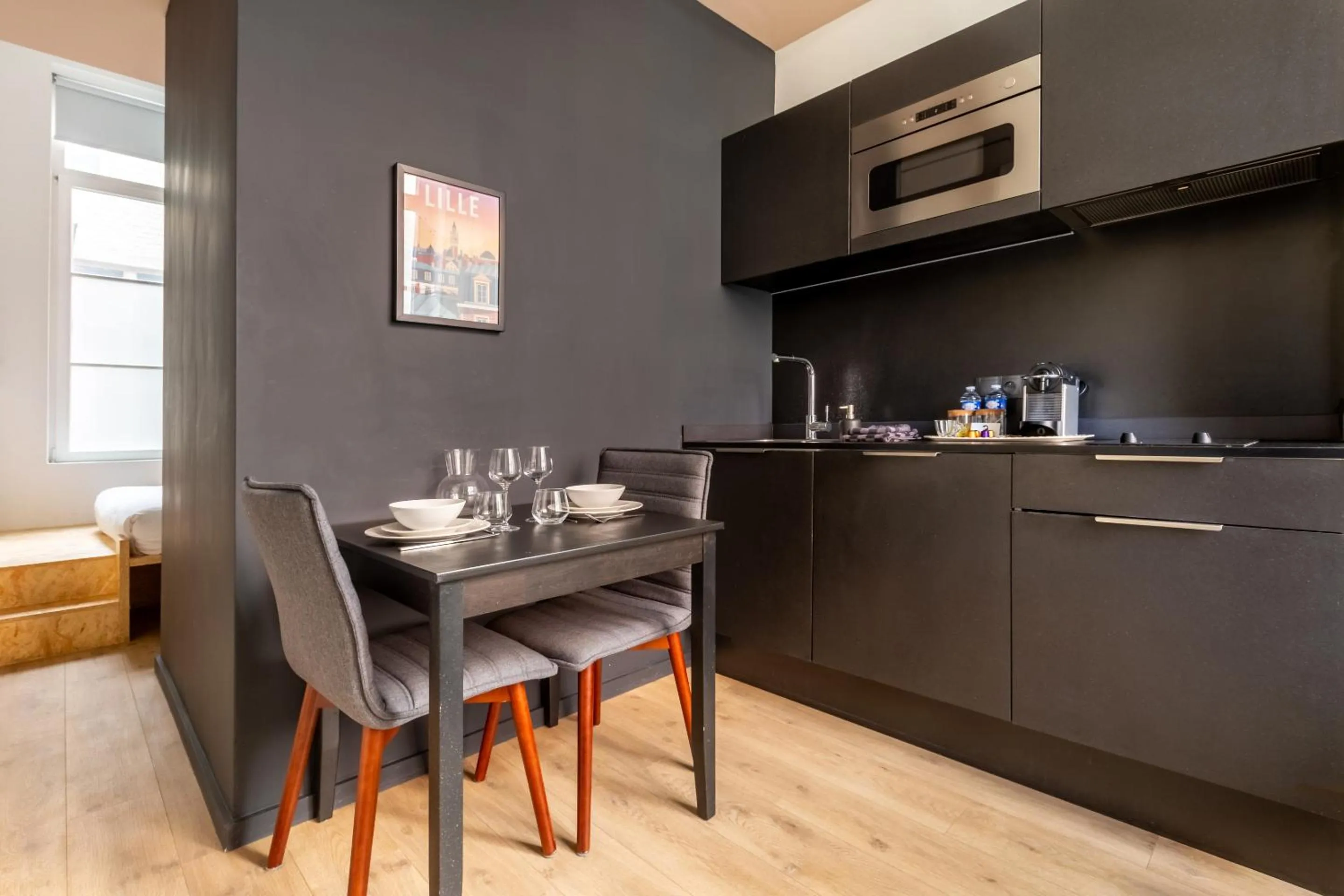 Kitchen or kitchenette in Au Chat Qui Dort Lille - Magasin