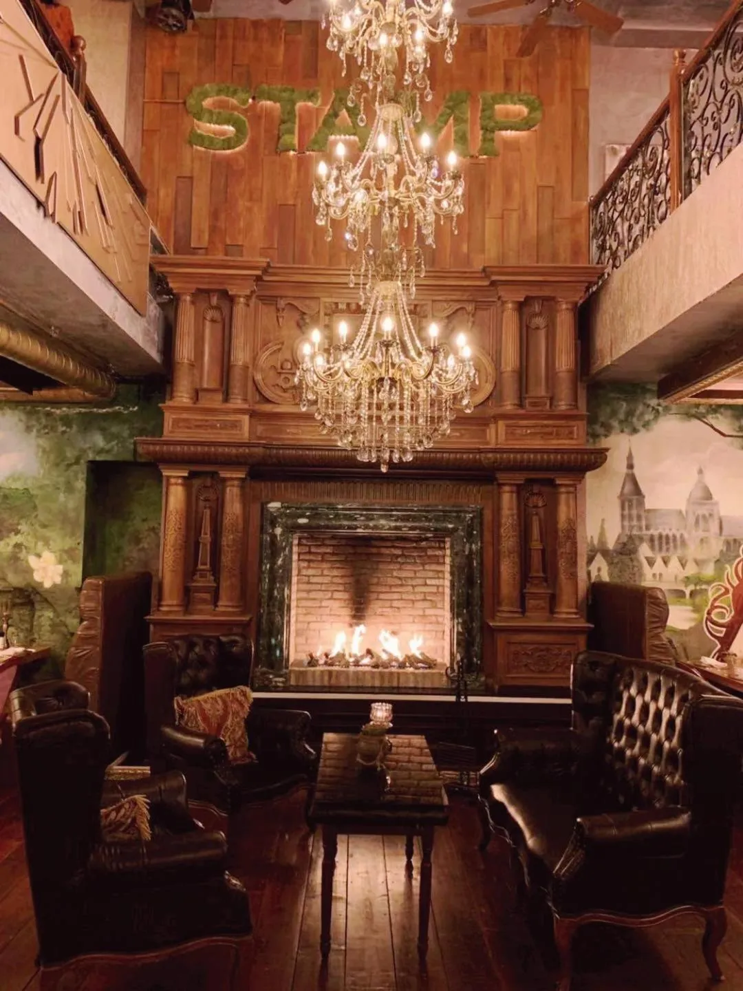 Seating area in Hotel The Stamp