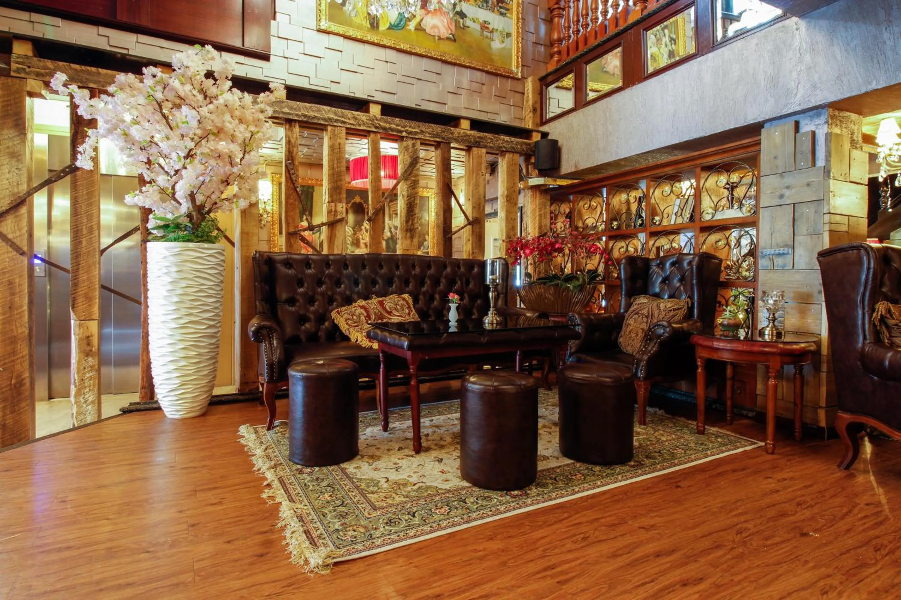 Lobby or reception in Hotel The Stamp