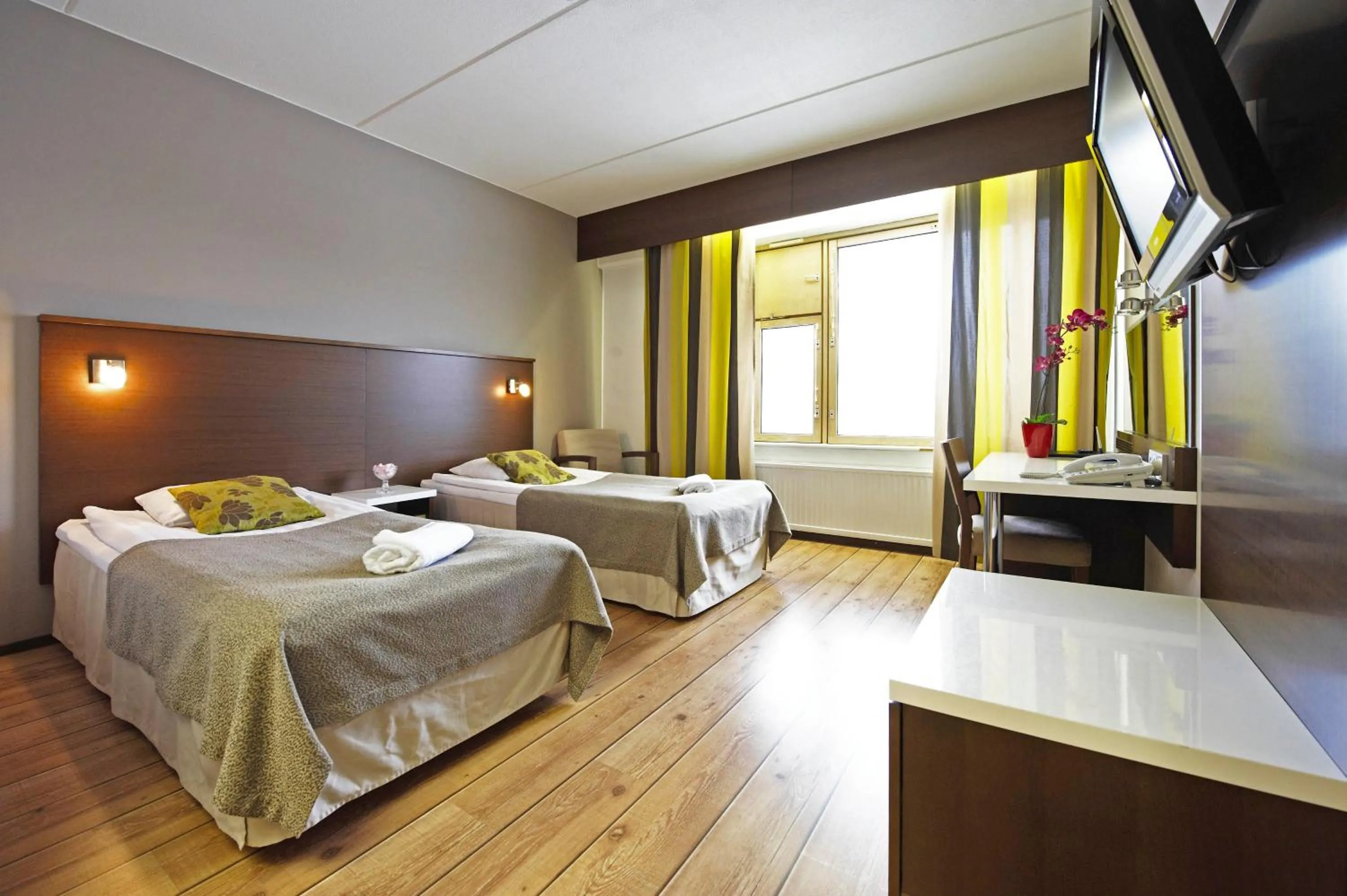 Bedroom, Bed in Hotel Kurikka