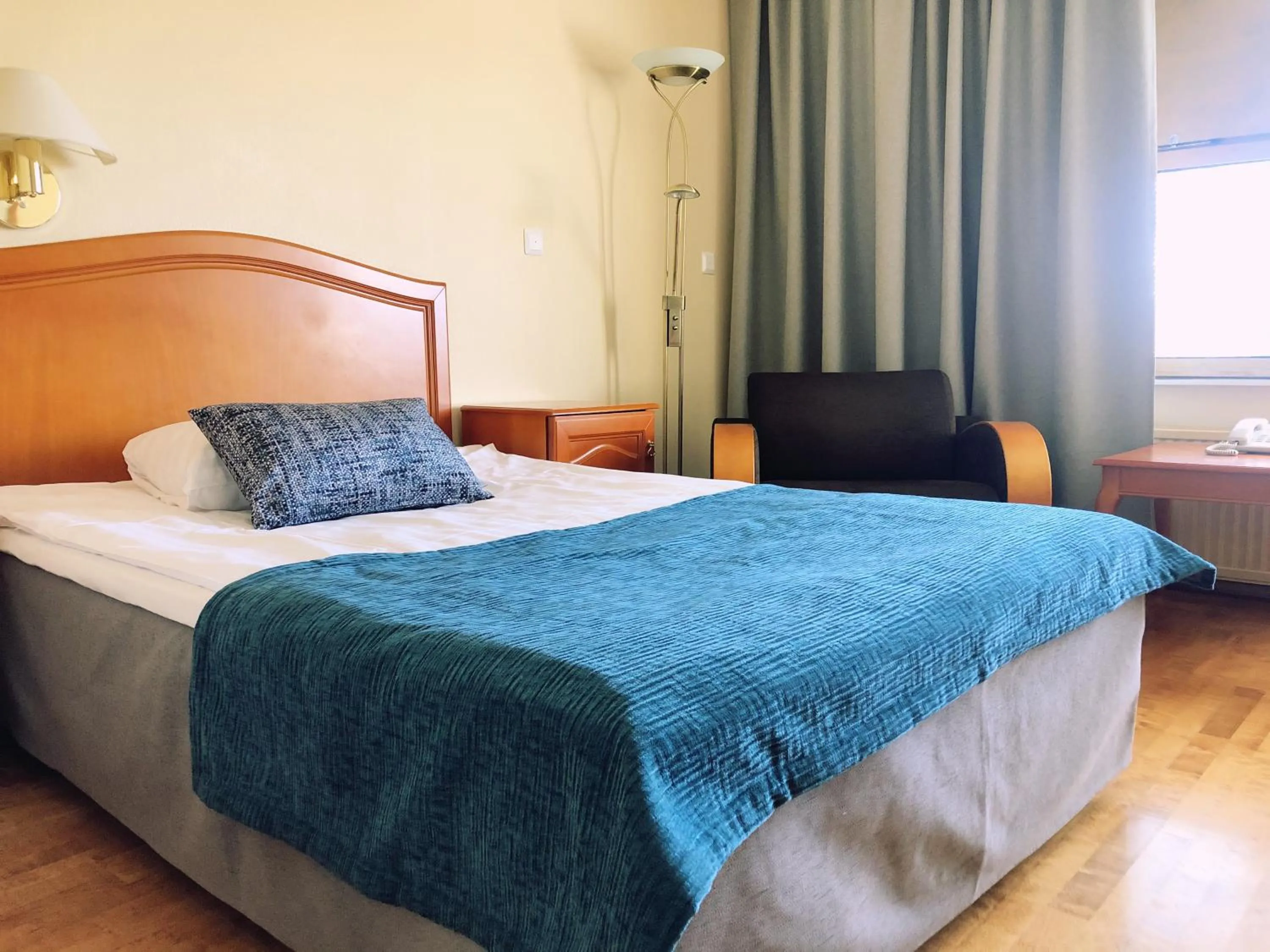 Bed in Hotel Kurikka