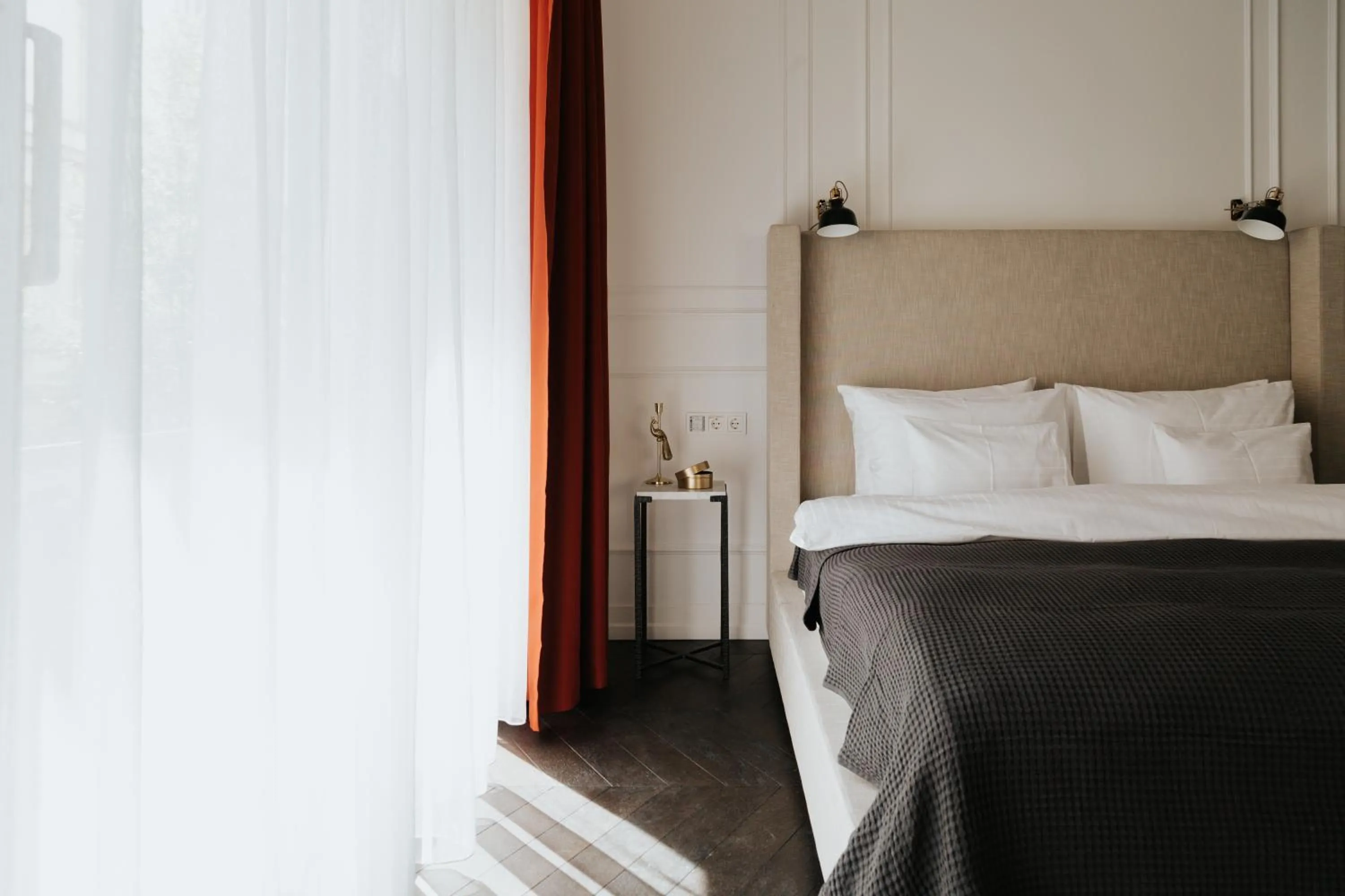 Bed in TG Hotel Apartments Budapest