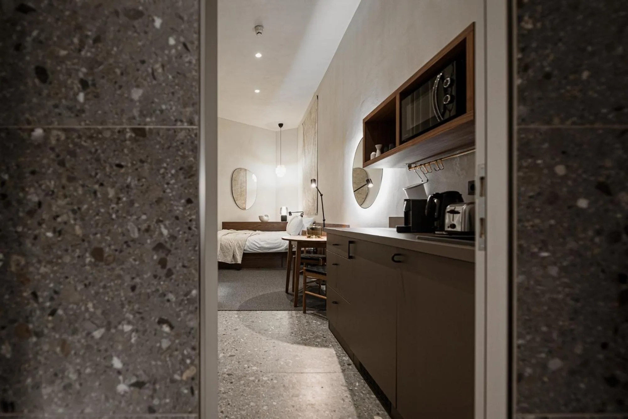 Kitchen or kitchenette in TG Hotel Apartments Budapest