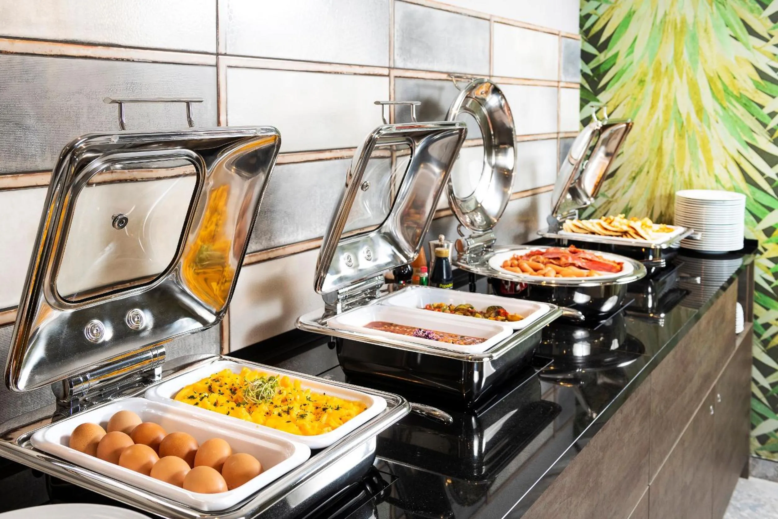 Breakfast in TG Hotel Apartments Budapest