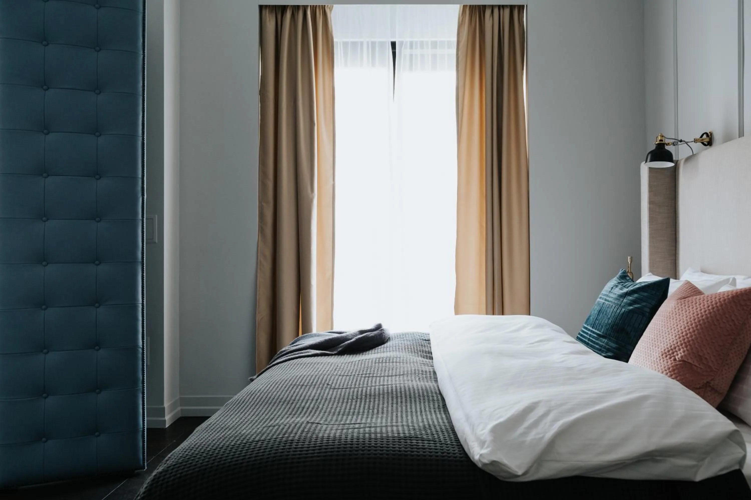 Bed in TG Hotel Apartments Budapest