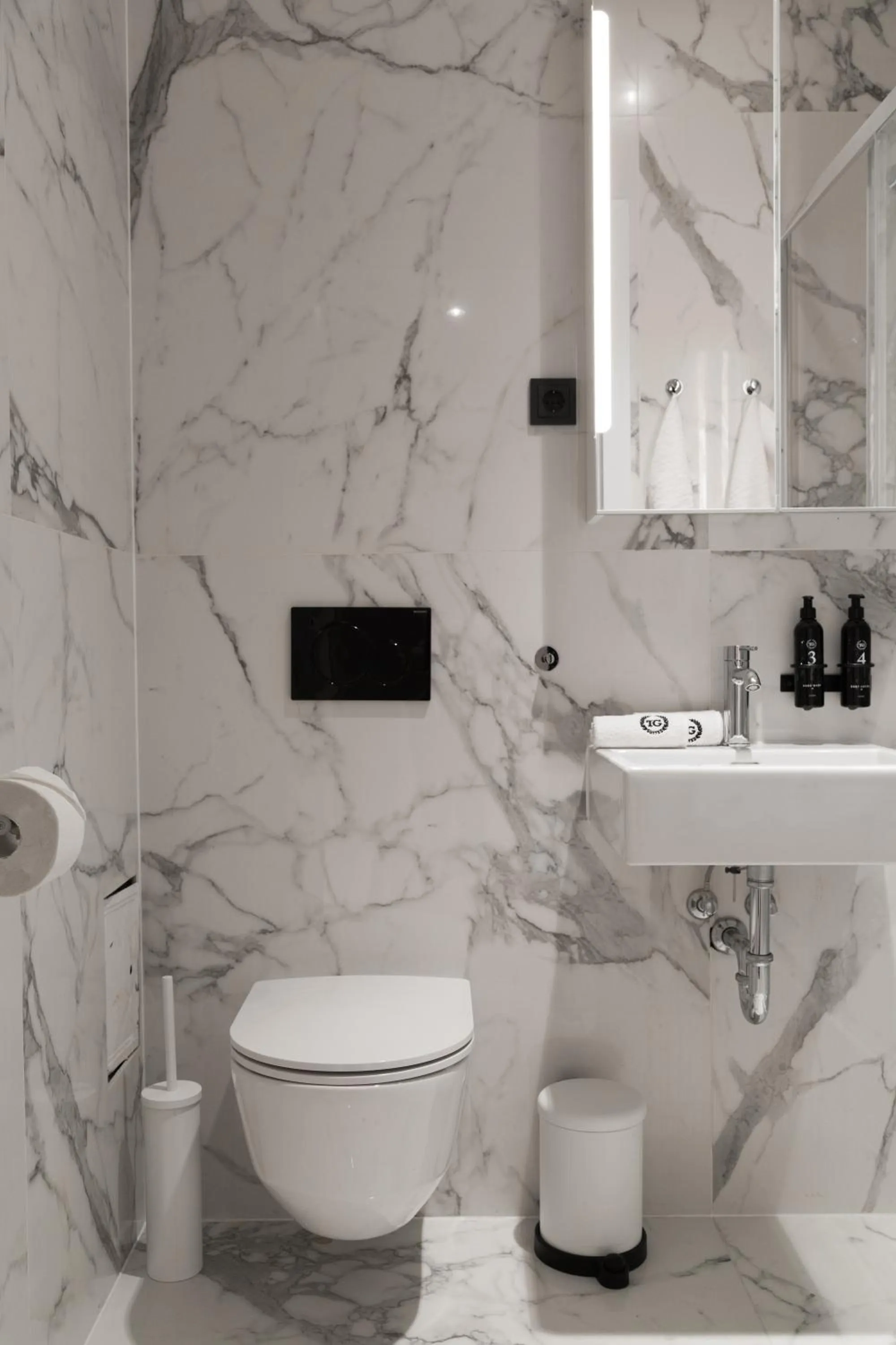 Bathroom in TG Hotel Apartments Budapest