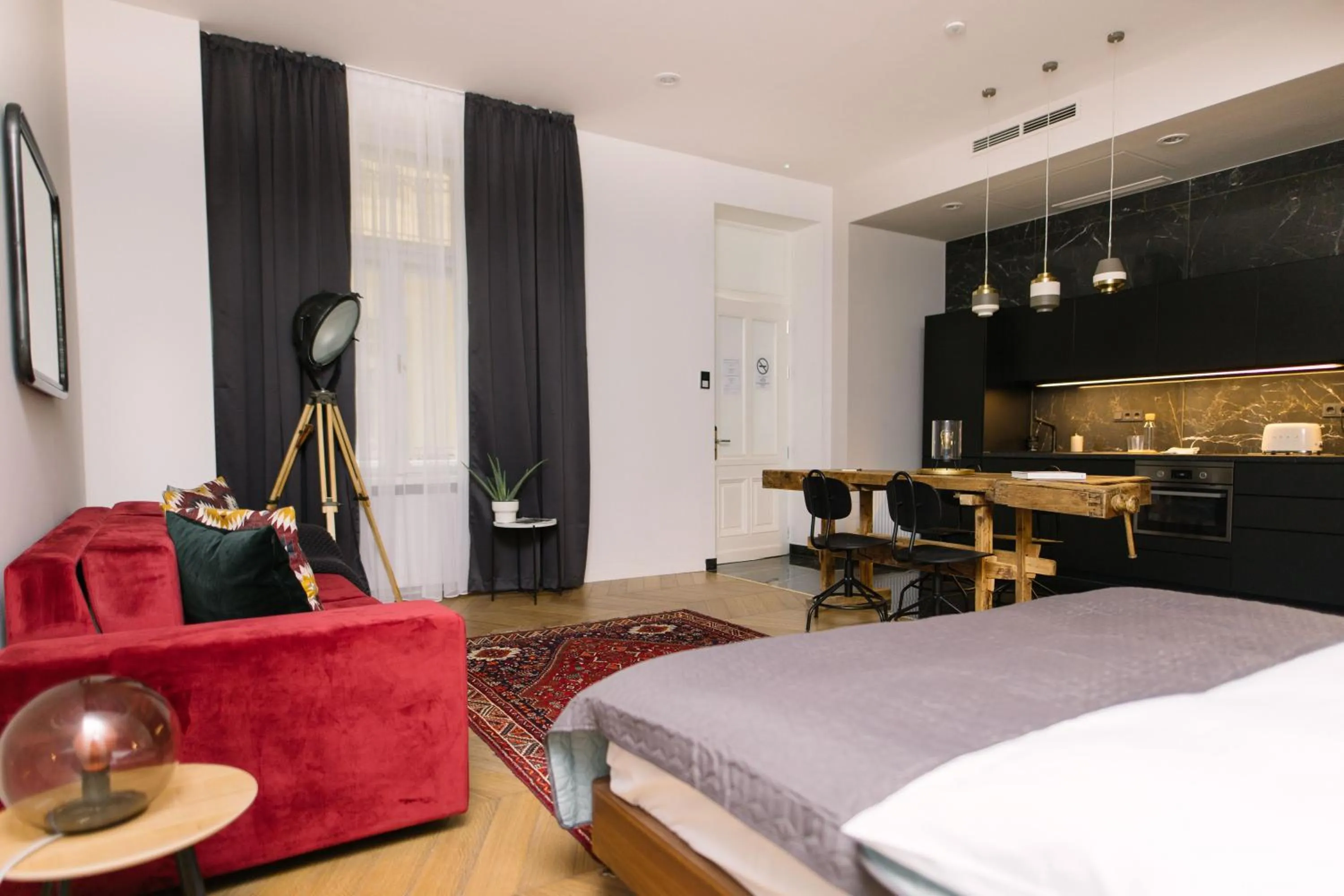 Photo of the whole room, Bed in TG Hotel Apartments Budapest