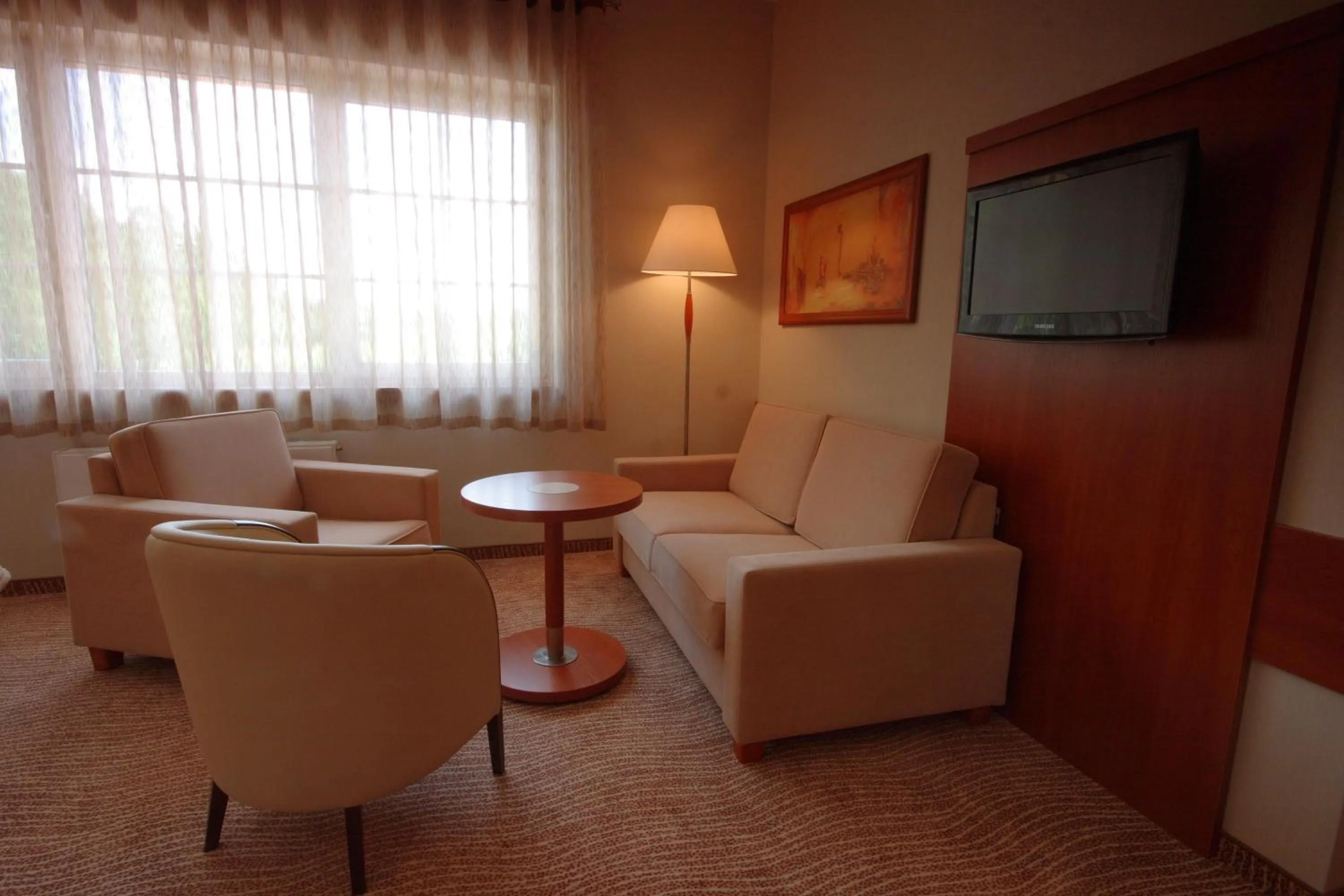 Seating area in Hotel Sahara