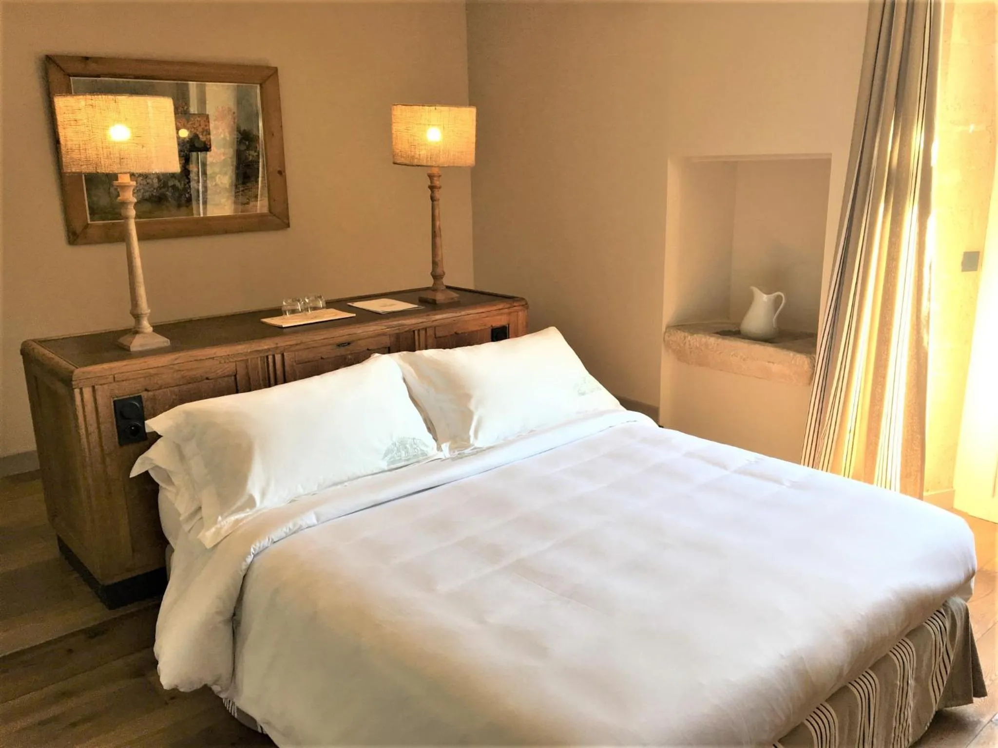 Bed in Château Sigalas Rabaud