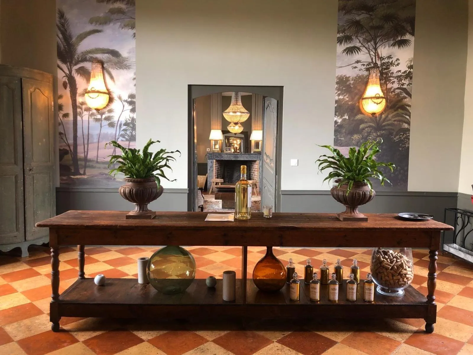 Lobby or reception in Château Sigalas Rabaud