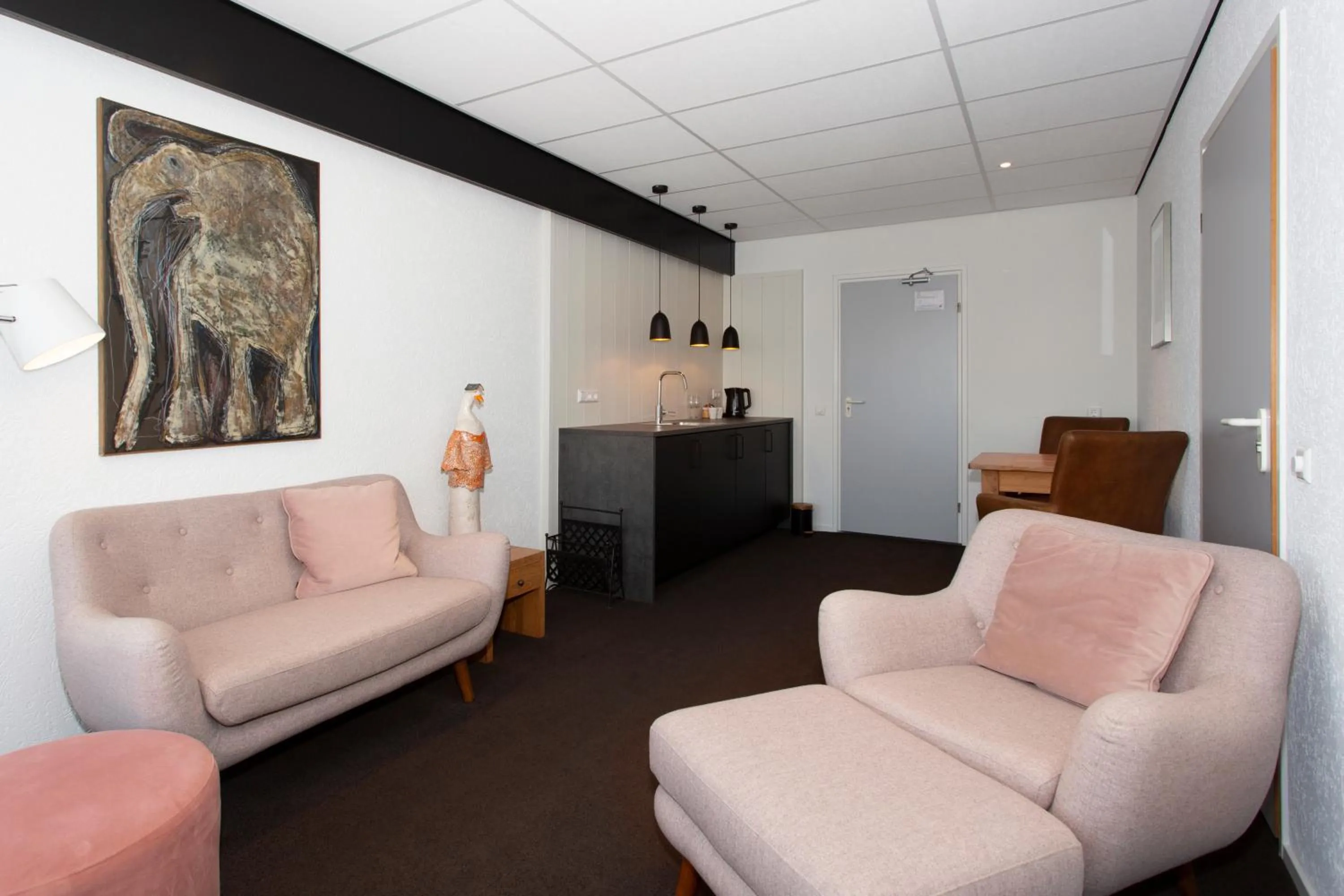 Seating area in Restaurant-Hotel de Watergeus