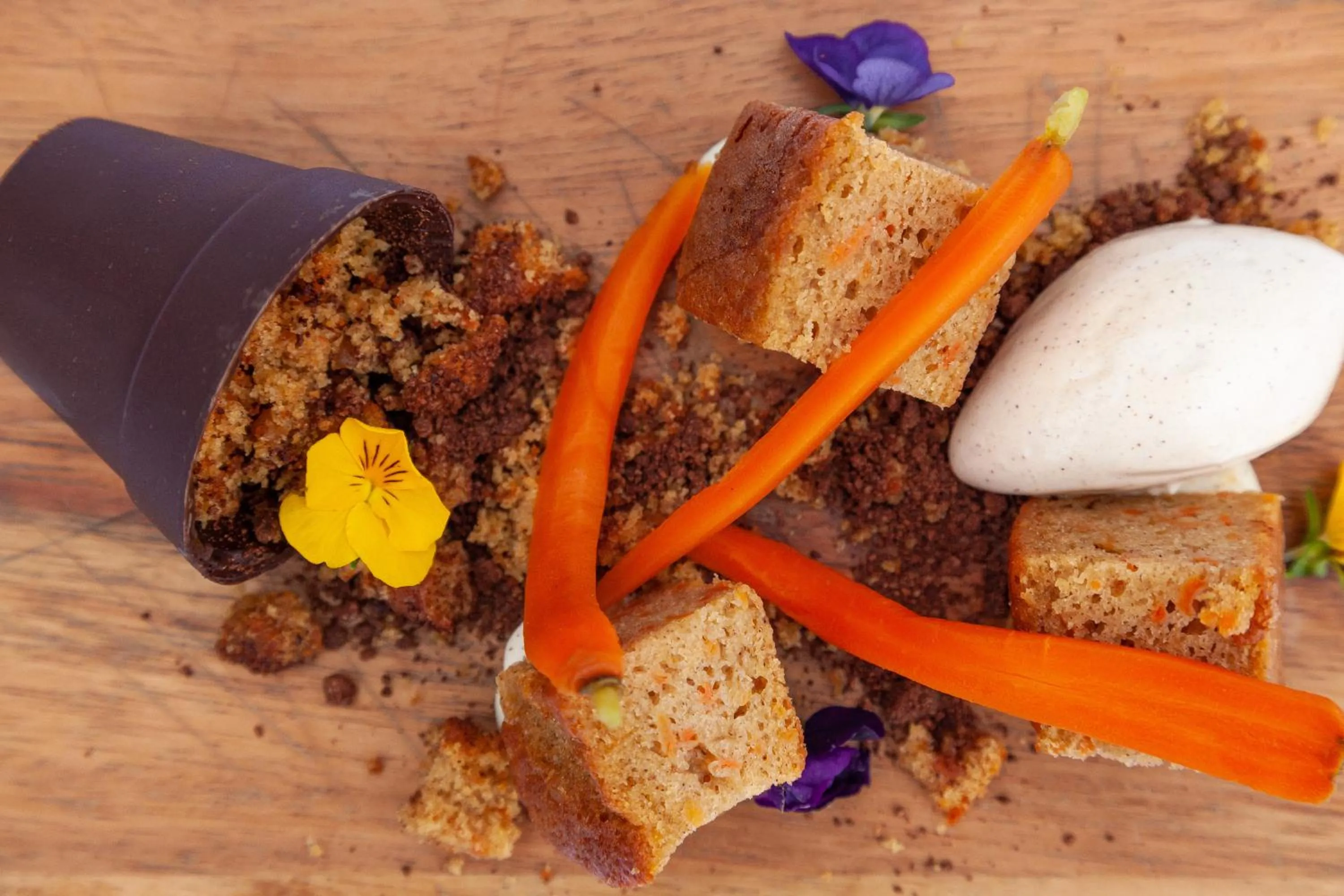 Food close-up in Orsett Hall