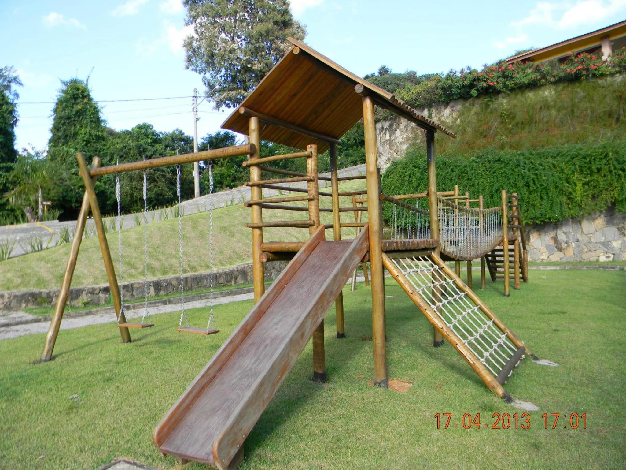 Children play ground in Refugio do Saci Hotel