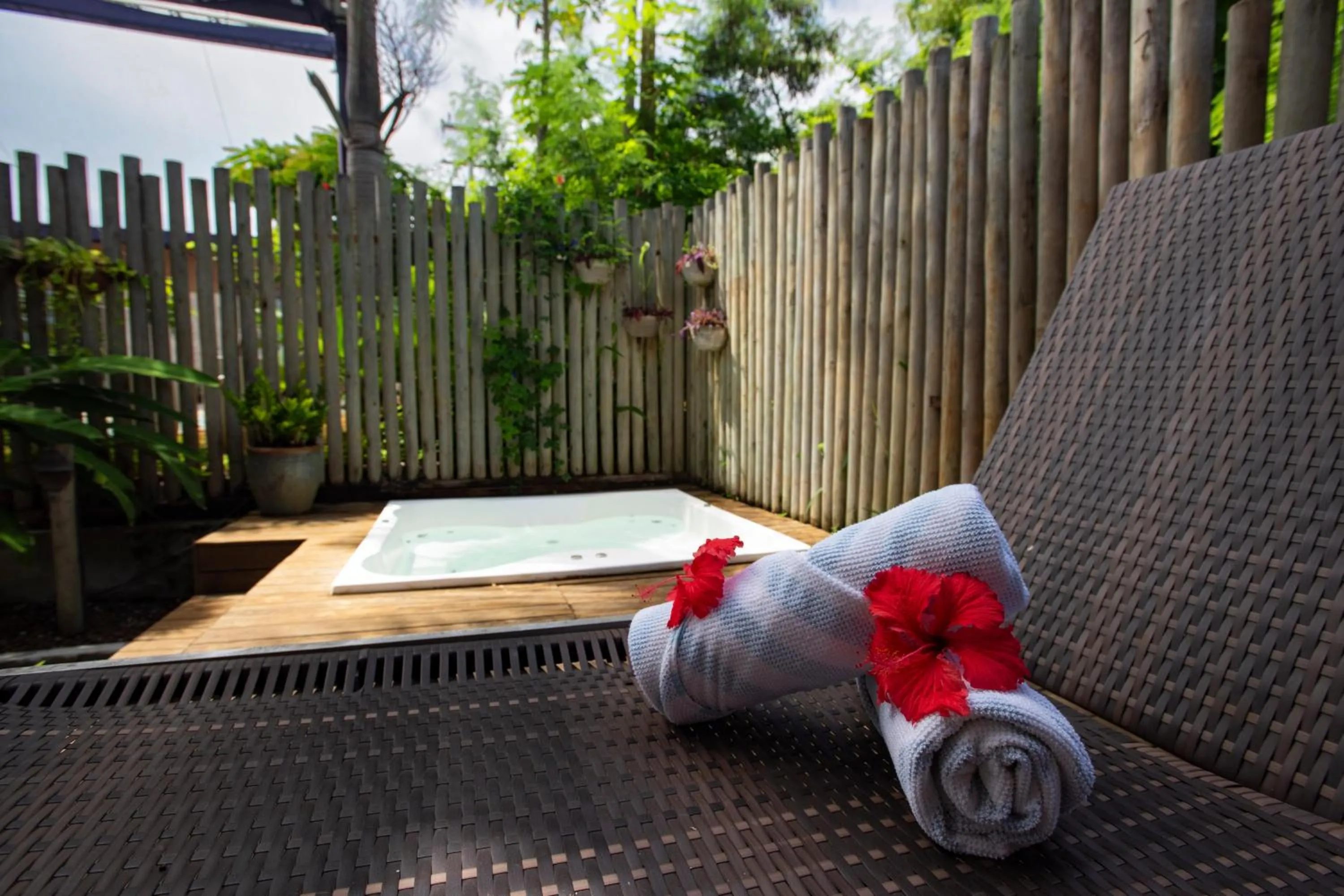 Hot Tub in Pousada Zé Maria