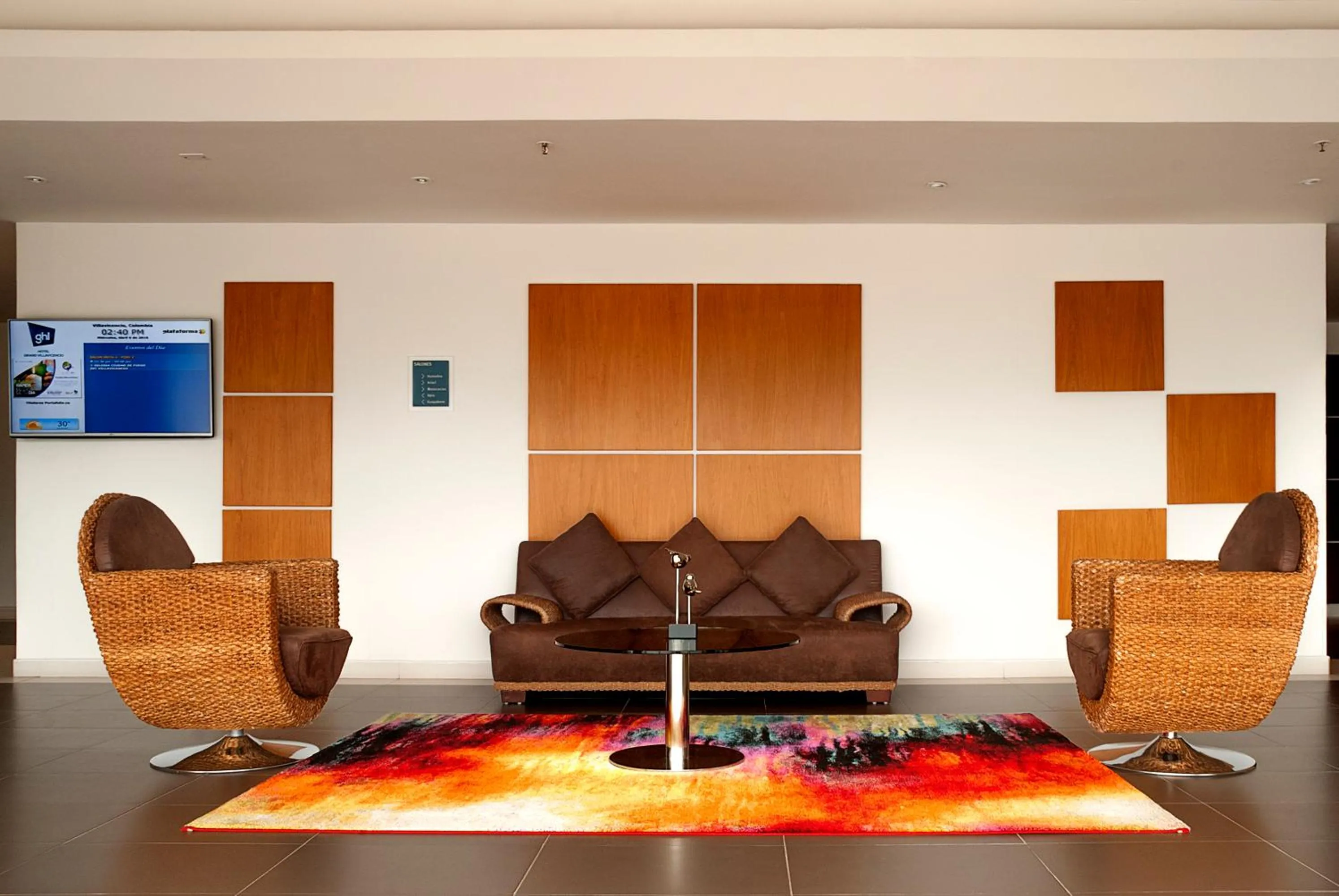 Lobby or reception in GHL Hotel Grand Villavicencio