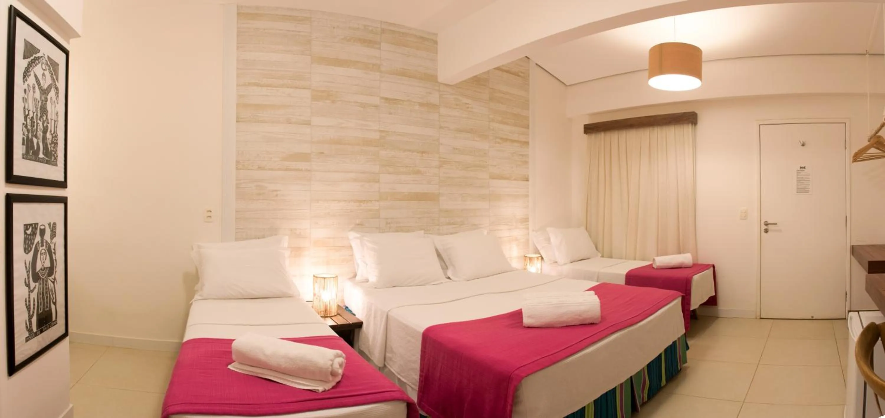 Bed in Pousada da Villa