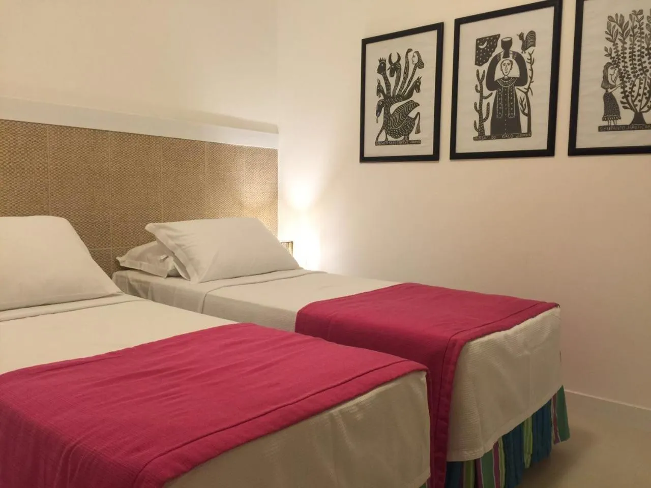 Bed in Pousada da Villa