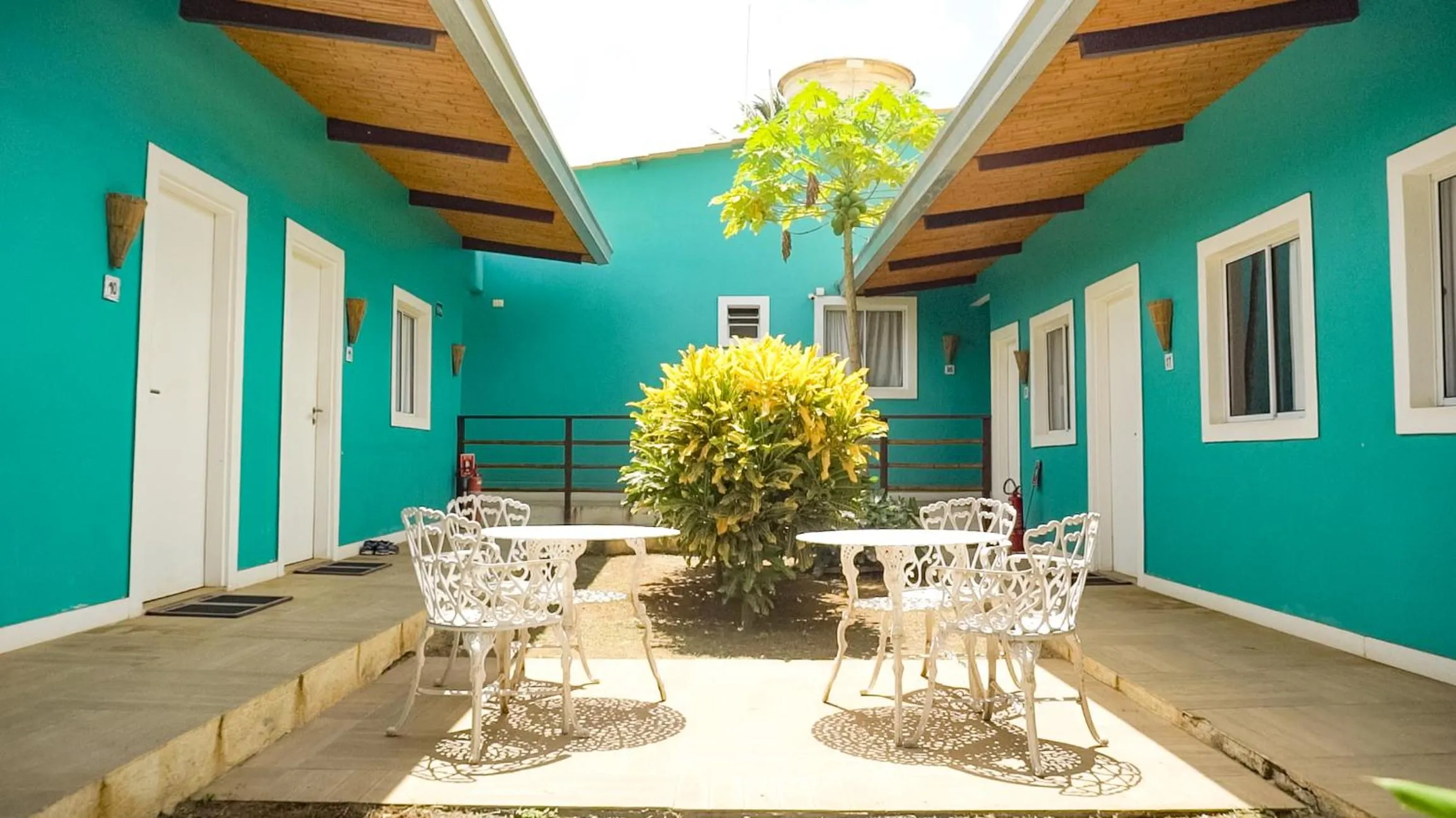 Inner courtyard view in Pousada da Villa