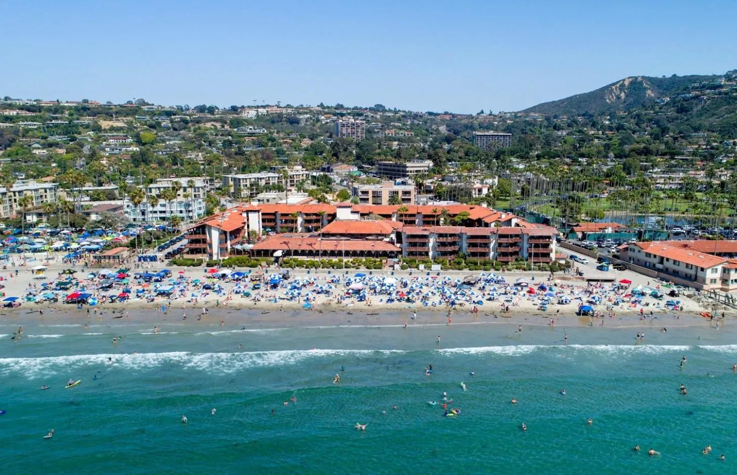 Bird's eye view in La Jolla Shores Hotel