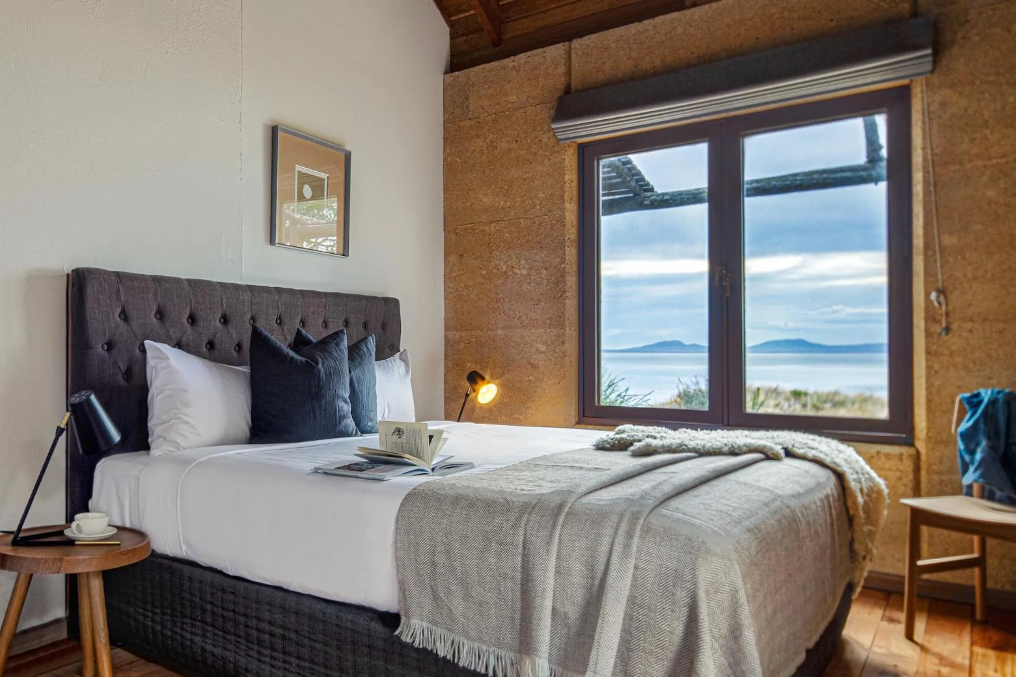 Bed in Piermont Retreat