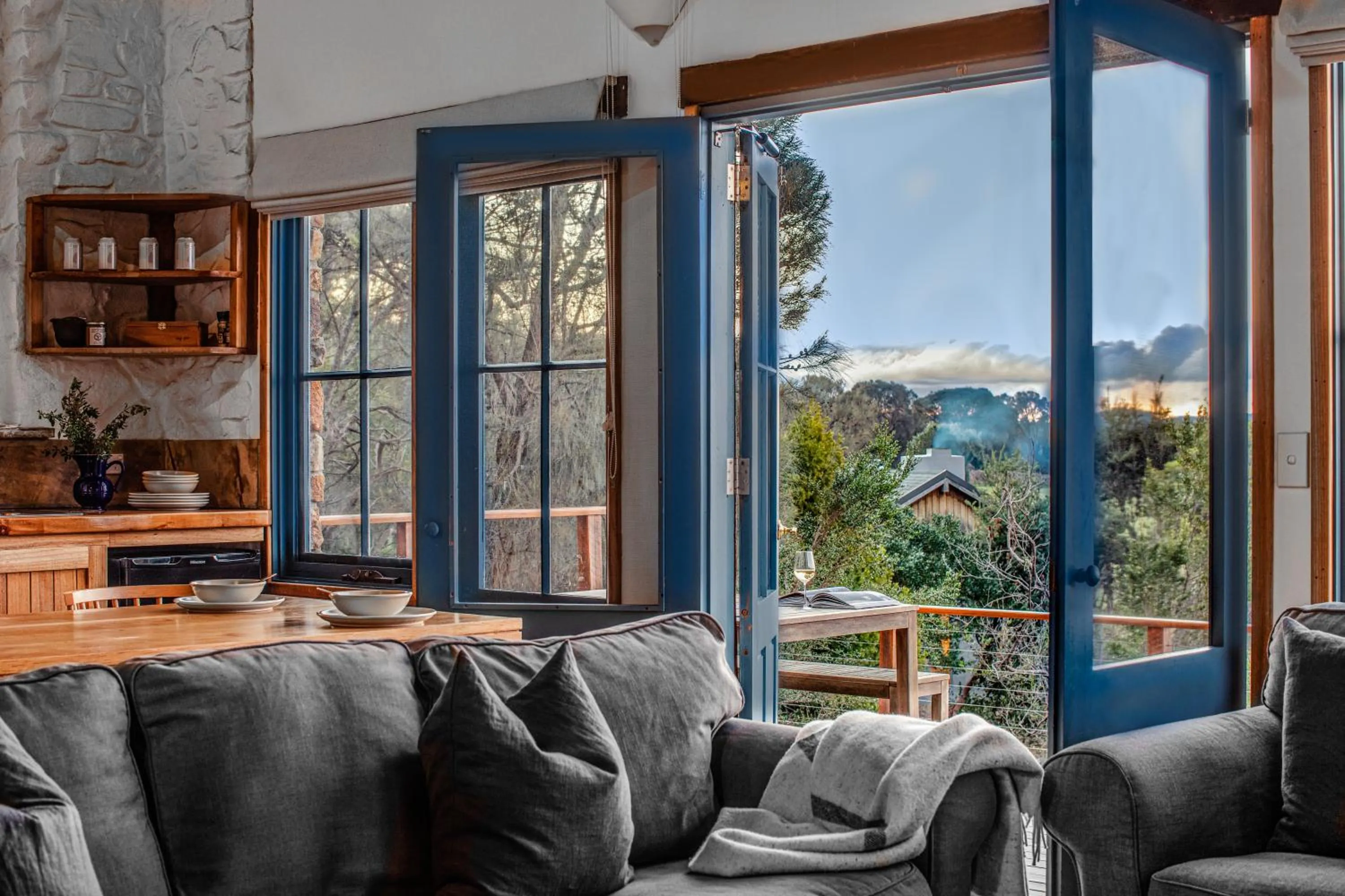 Natural landscape in Piermont Retreat