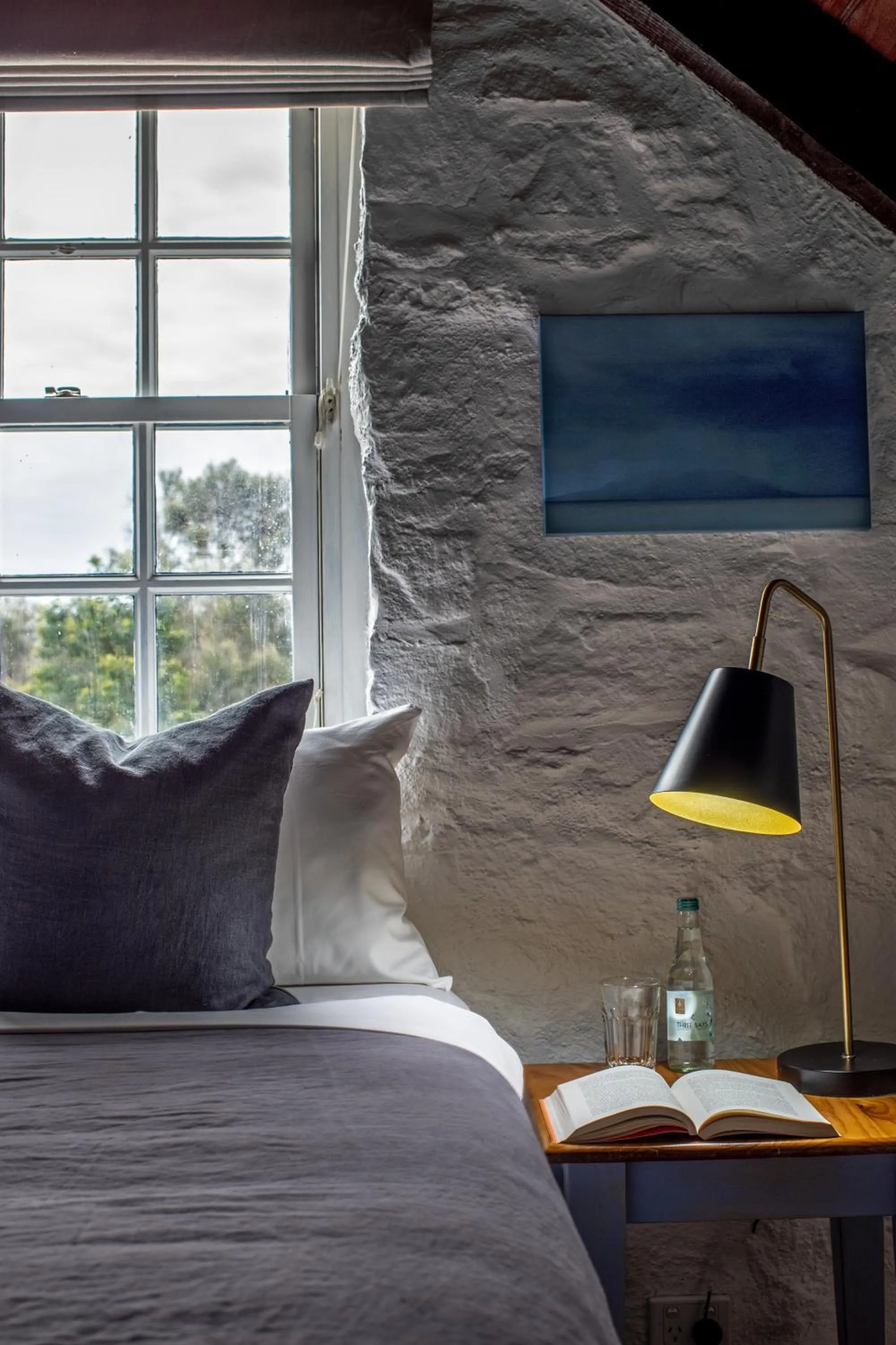 Bed in Piermont Retreat