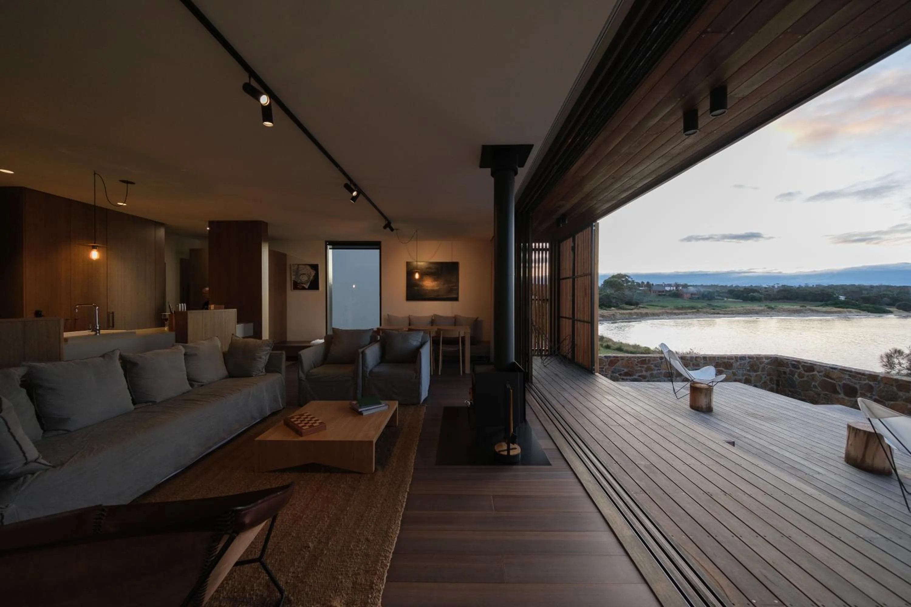 Living room in Piermont Retreat