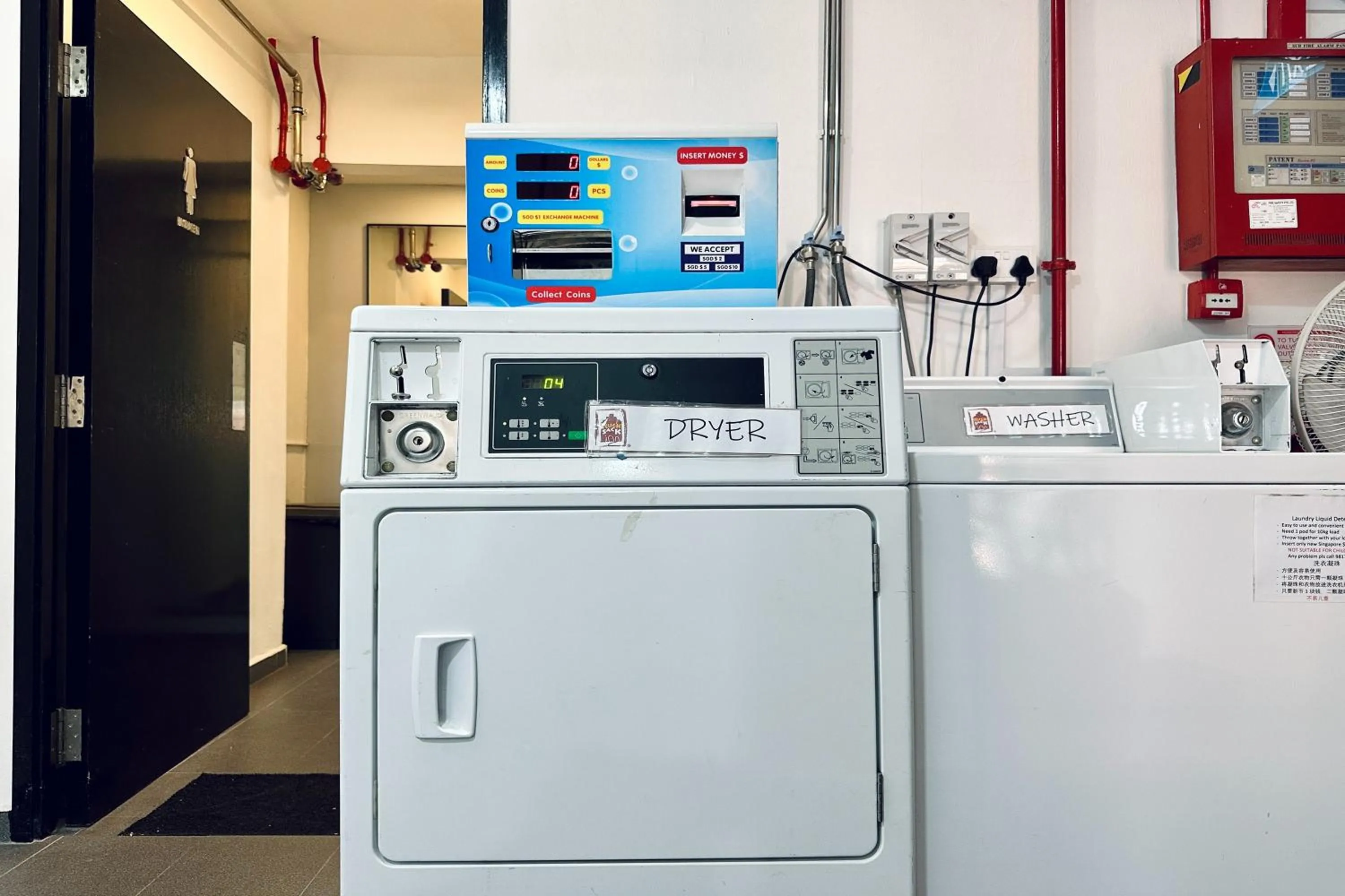 dryer in Rucksack Inn Tyrwhitt Road