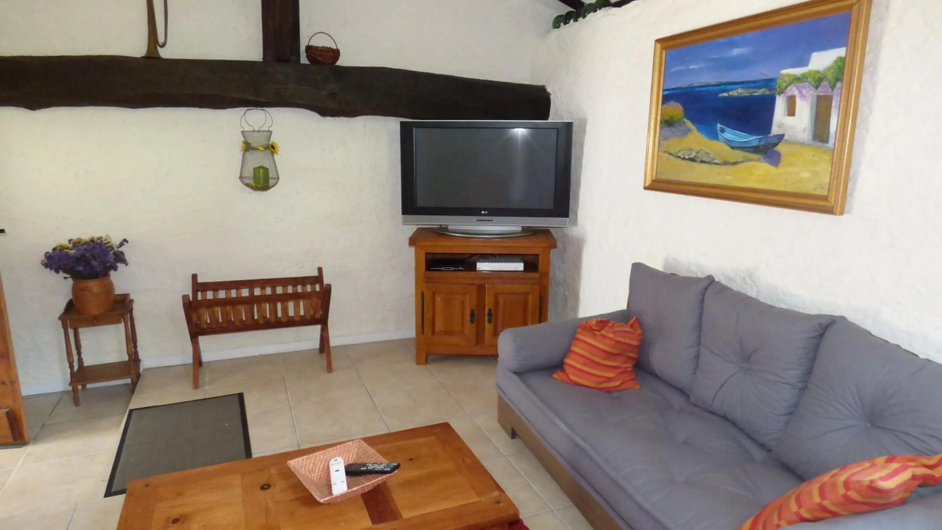 Communal lounge/ TV room in Maison d'hôtes de charme ttakoinenborda