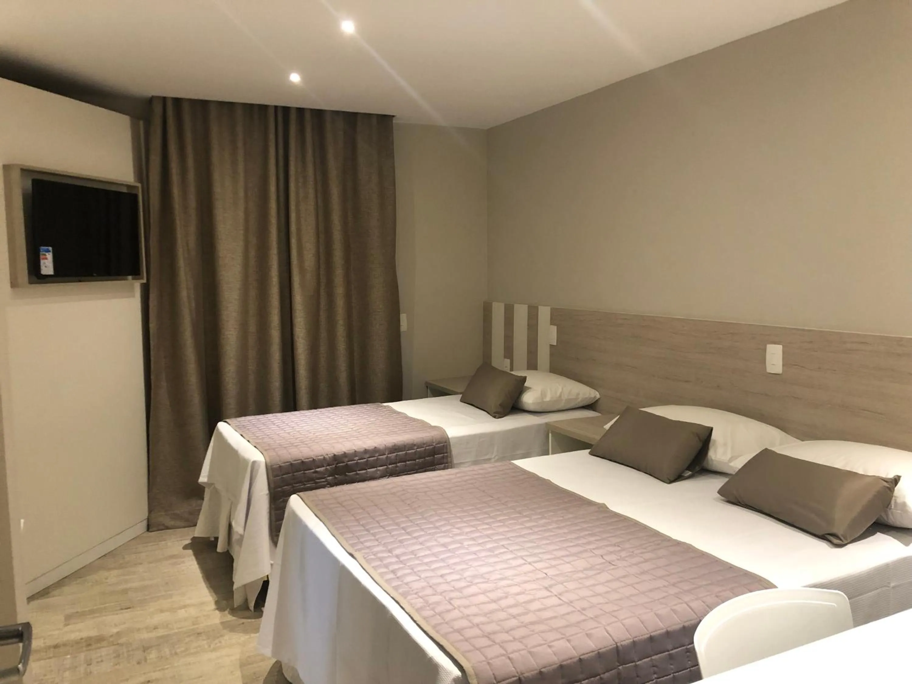 Bed in Jandira Premiêr Hotel