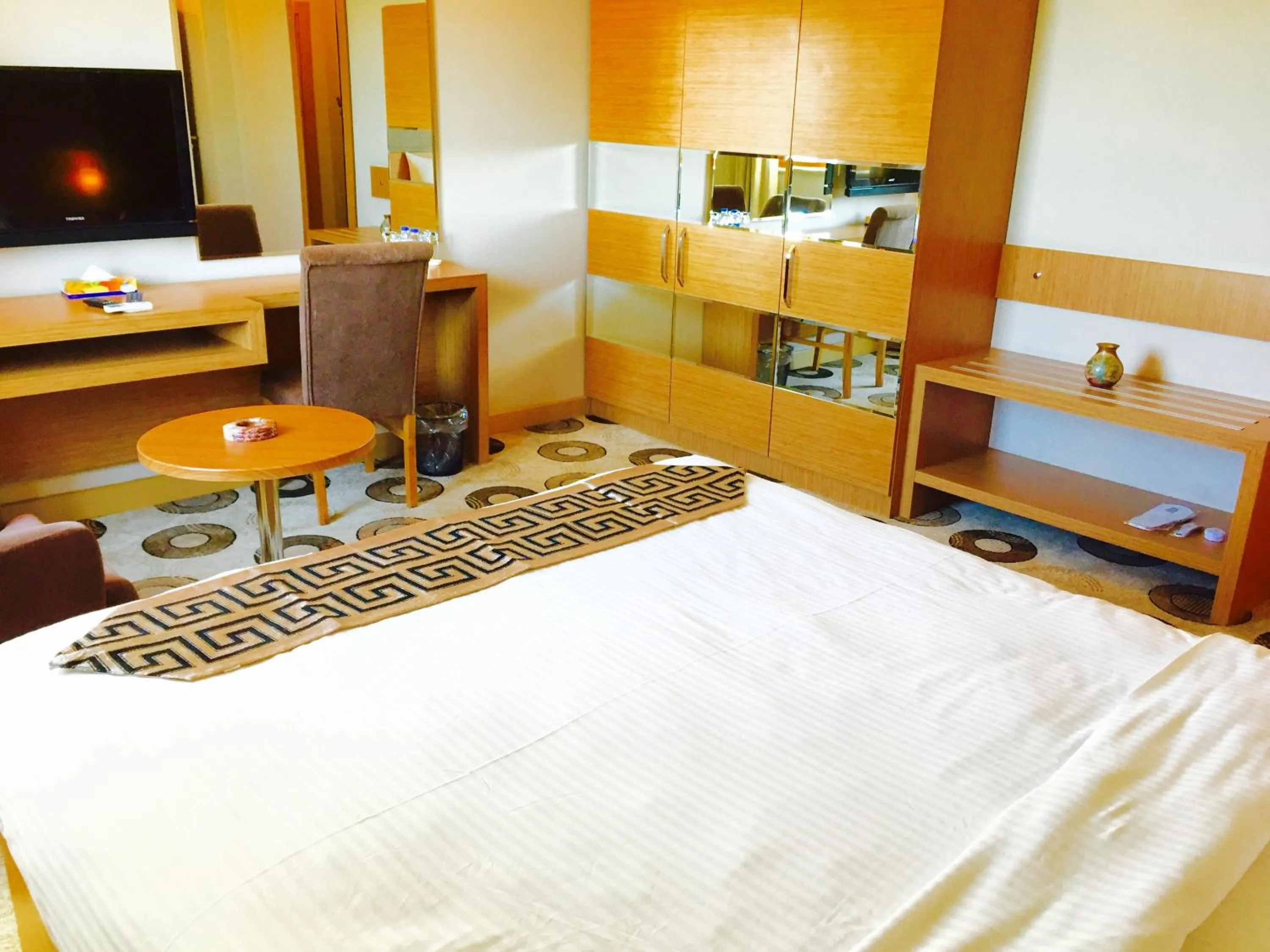 Decorative detail, Bed in Grand Palace Hotel Erbil