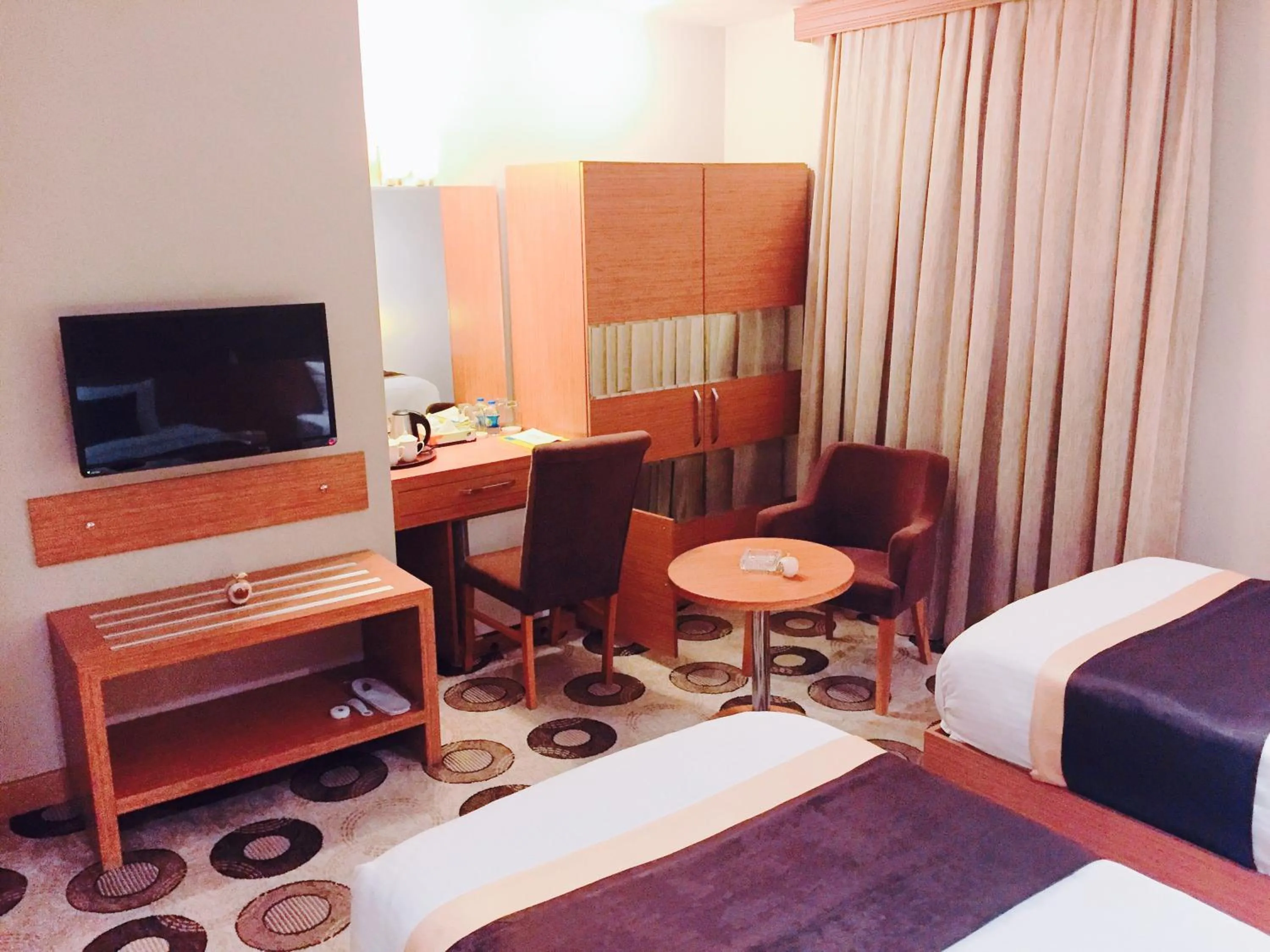 Decorative detail, Bed in Grand Palace Hotel Erbil