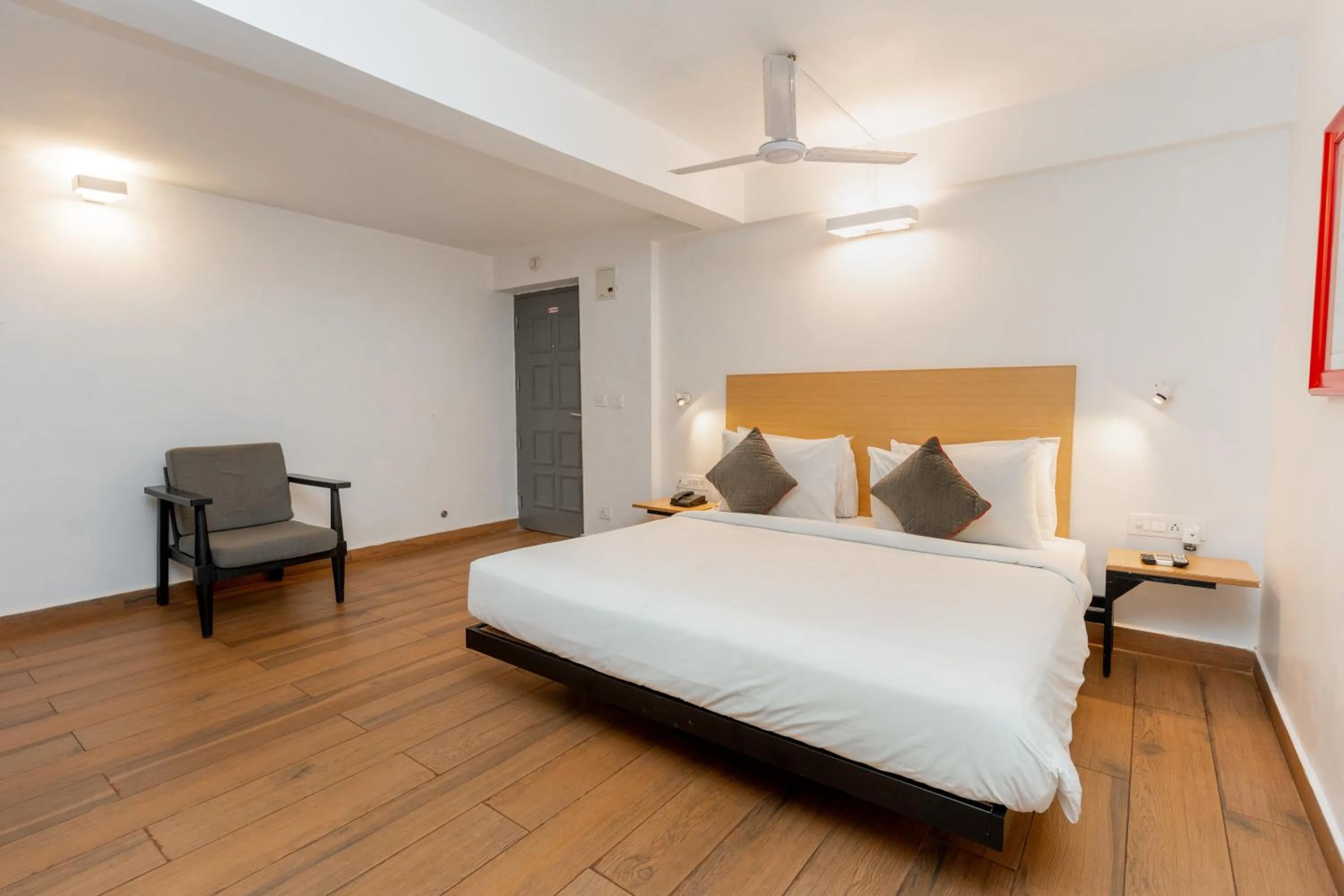 Bedroom, Bed in Magnum Resorts- Near Candolim Beach, Goa