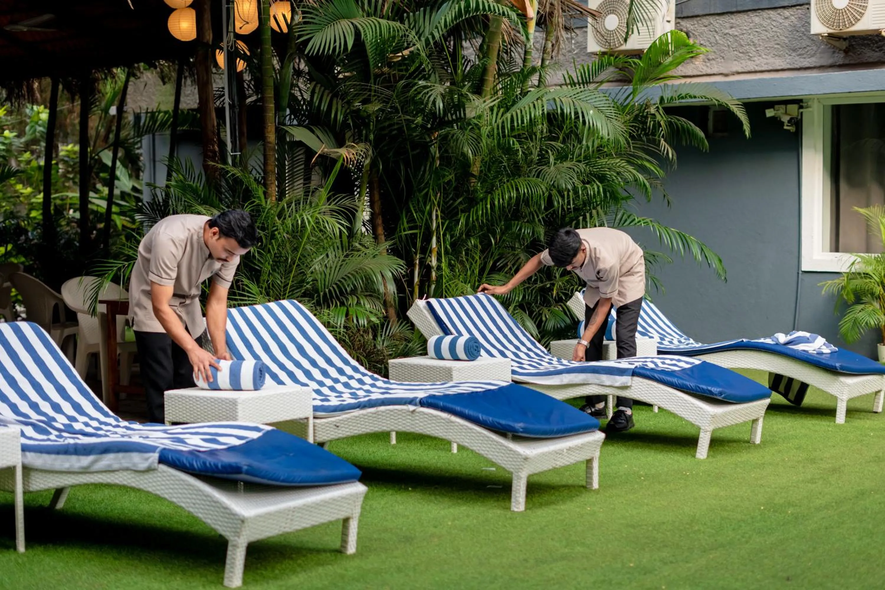 Swimming pool in Magnum Resorts- Near Candolim Beach, Goa
