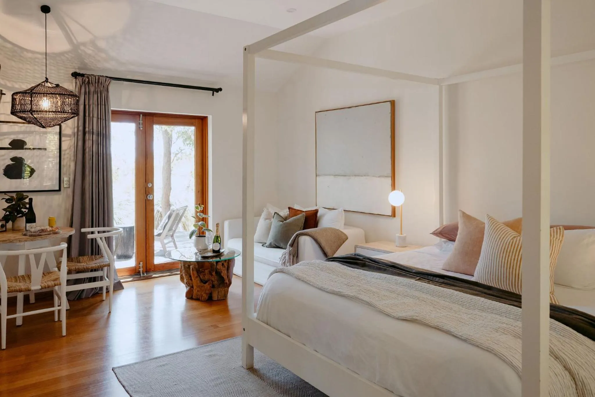 Bed in Yala Yallingup Retreat & Spa