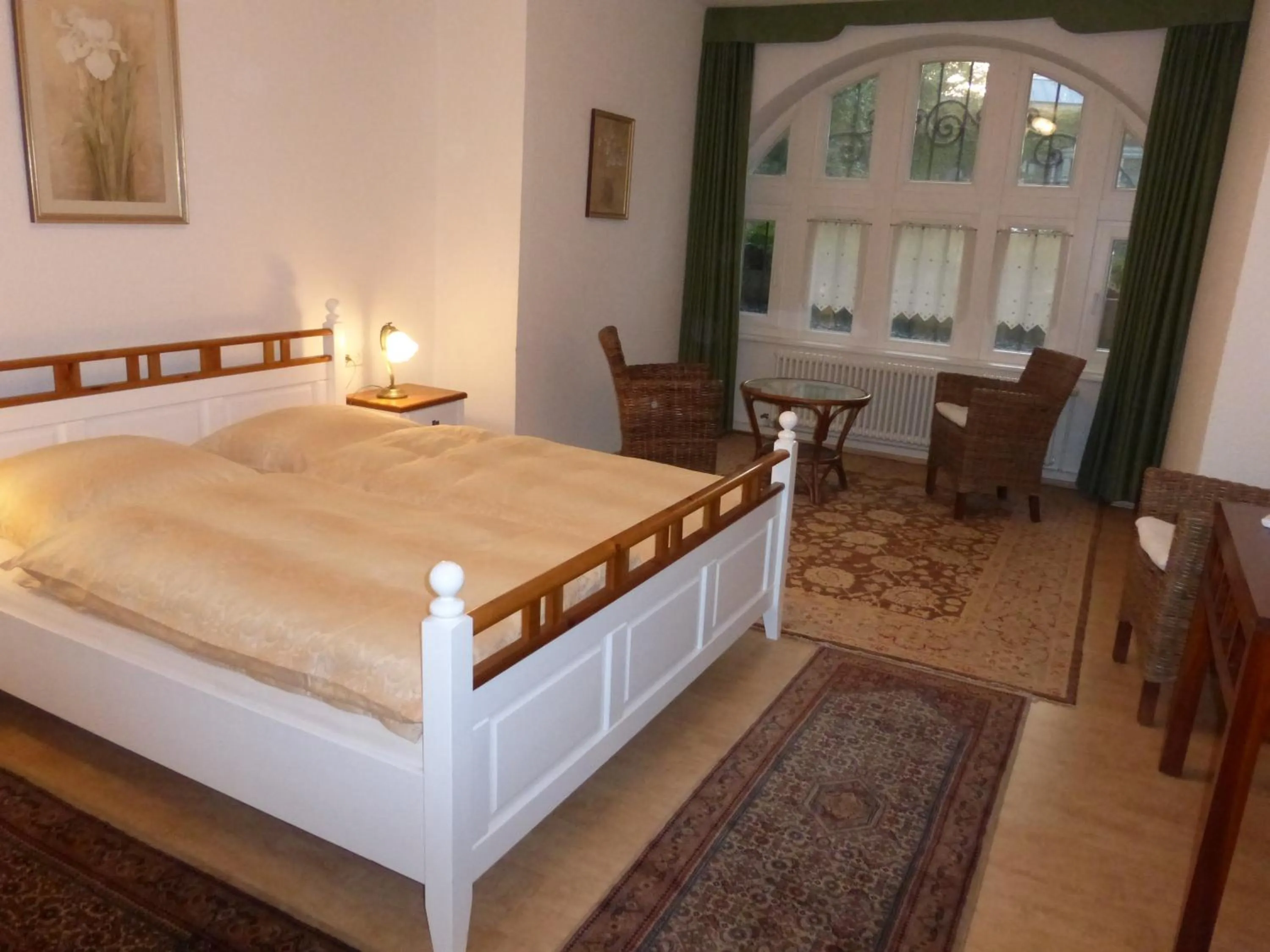 Bed in Hotel Villa Tosca