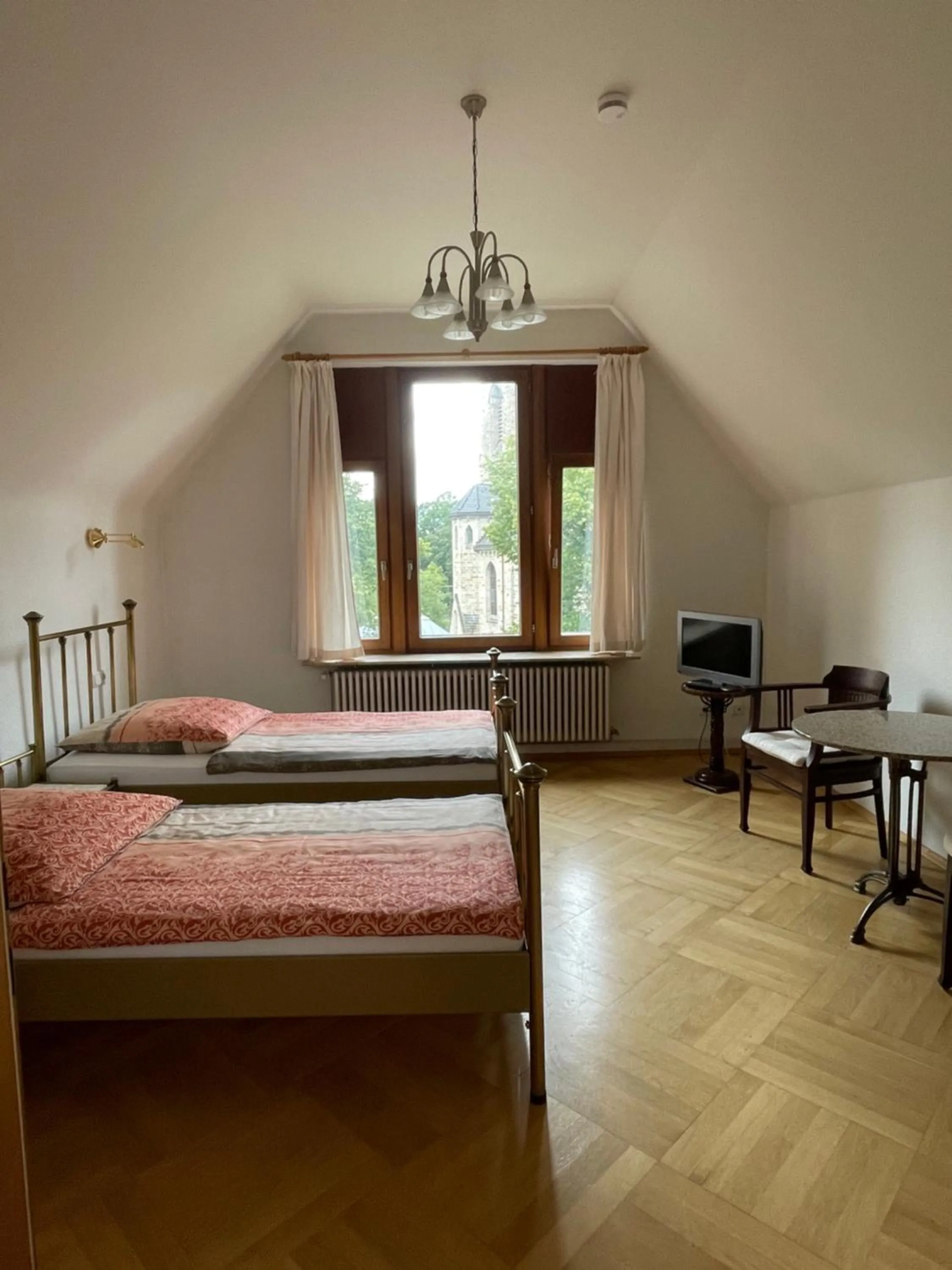 Bed in Hotel Villa Tosca