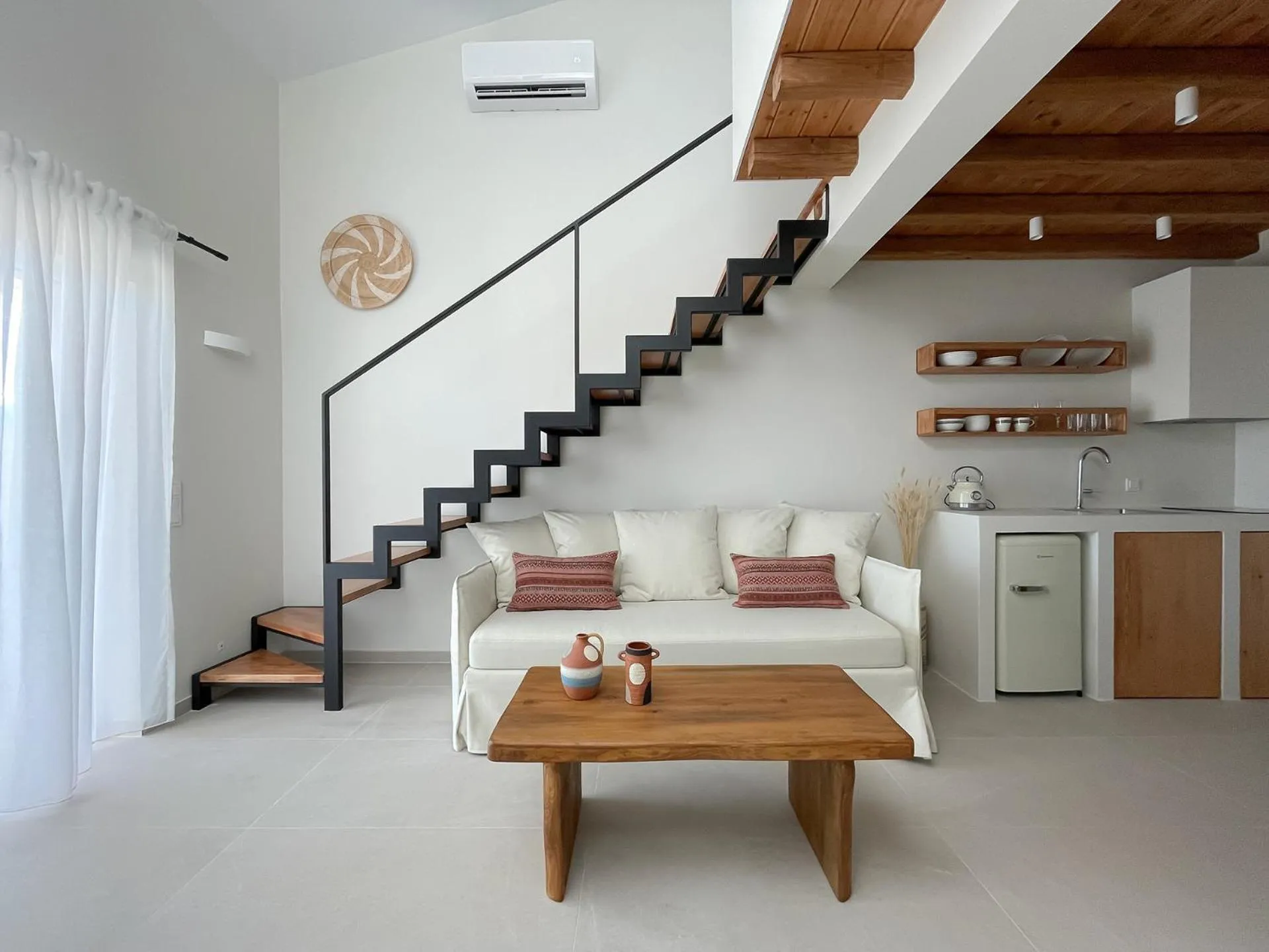 Kitchen or kitchenette in Triantafilia Guesthouse