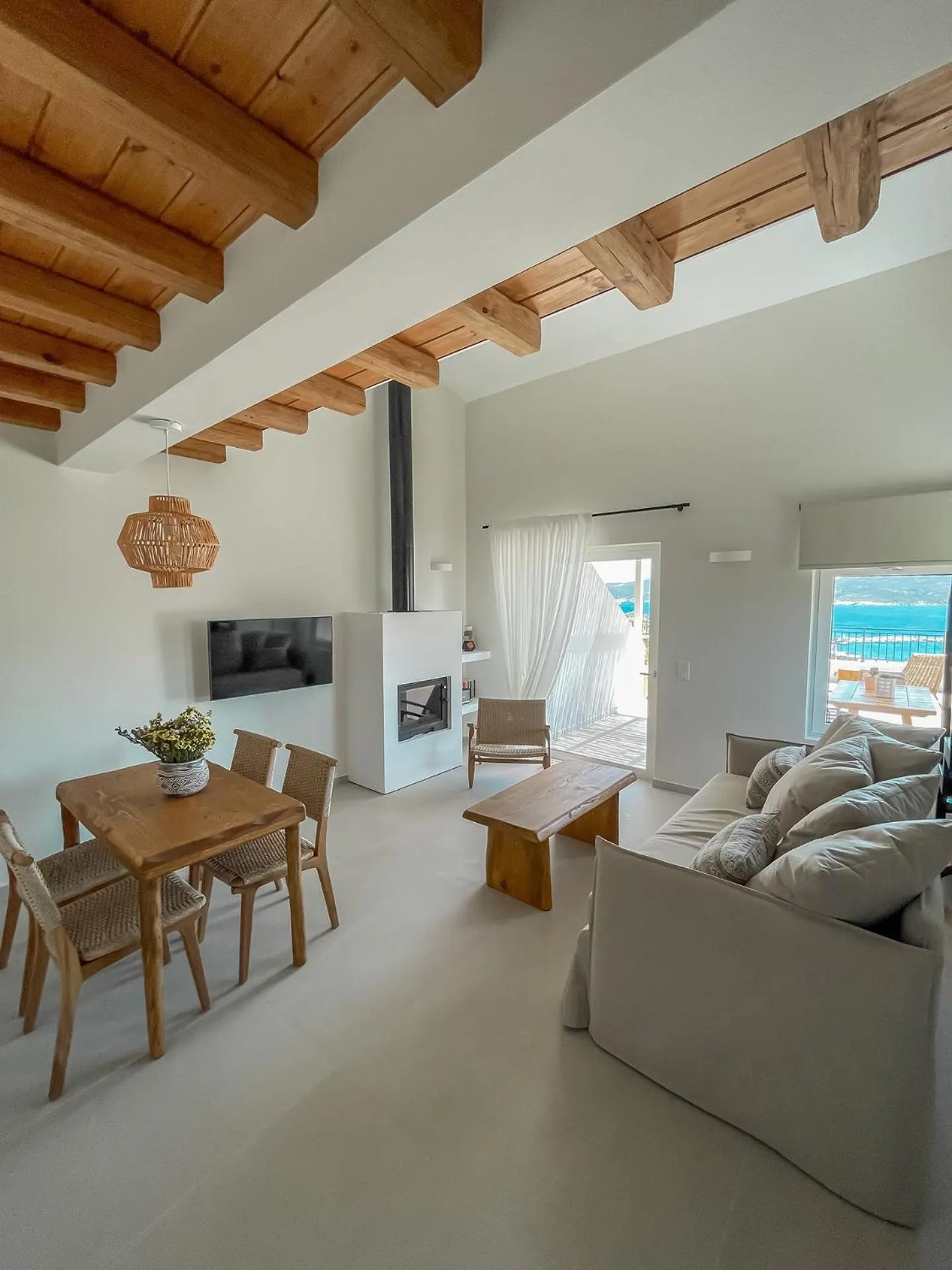 Living room in Triantafilia Guesthouse
