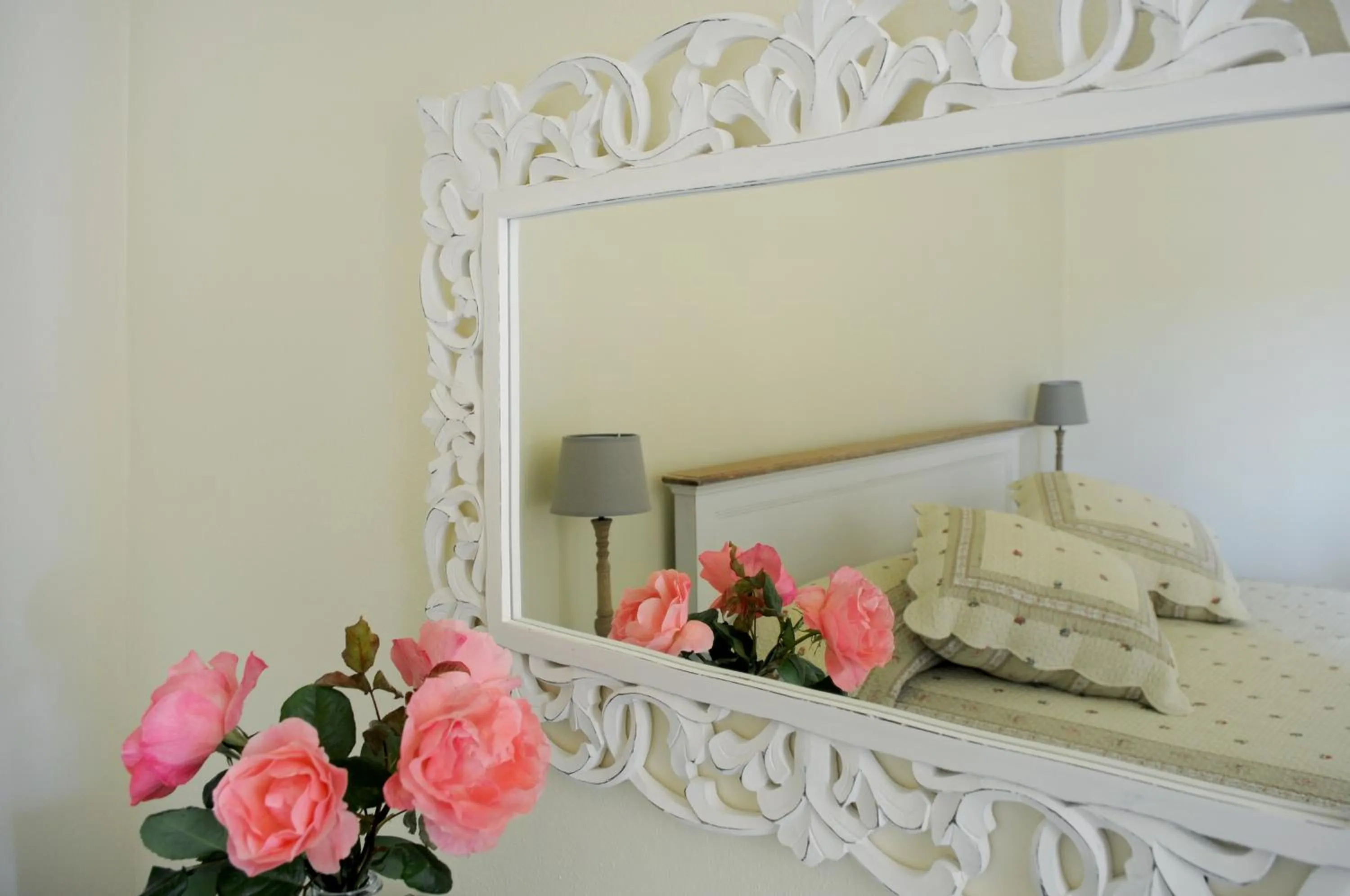 Bed in Triantafilia Guesthouse