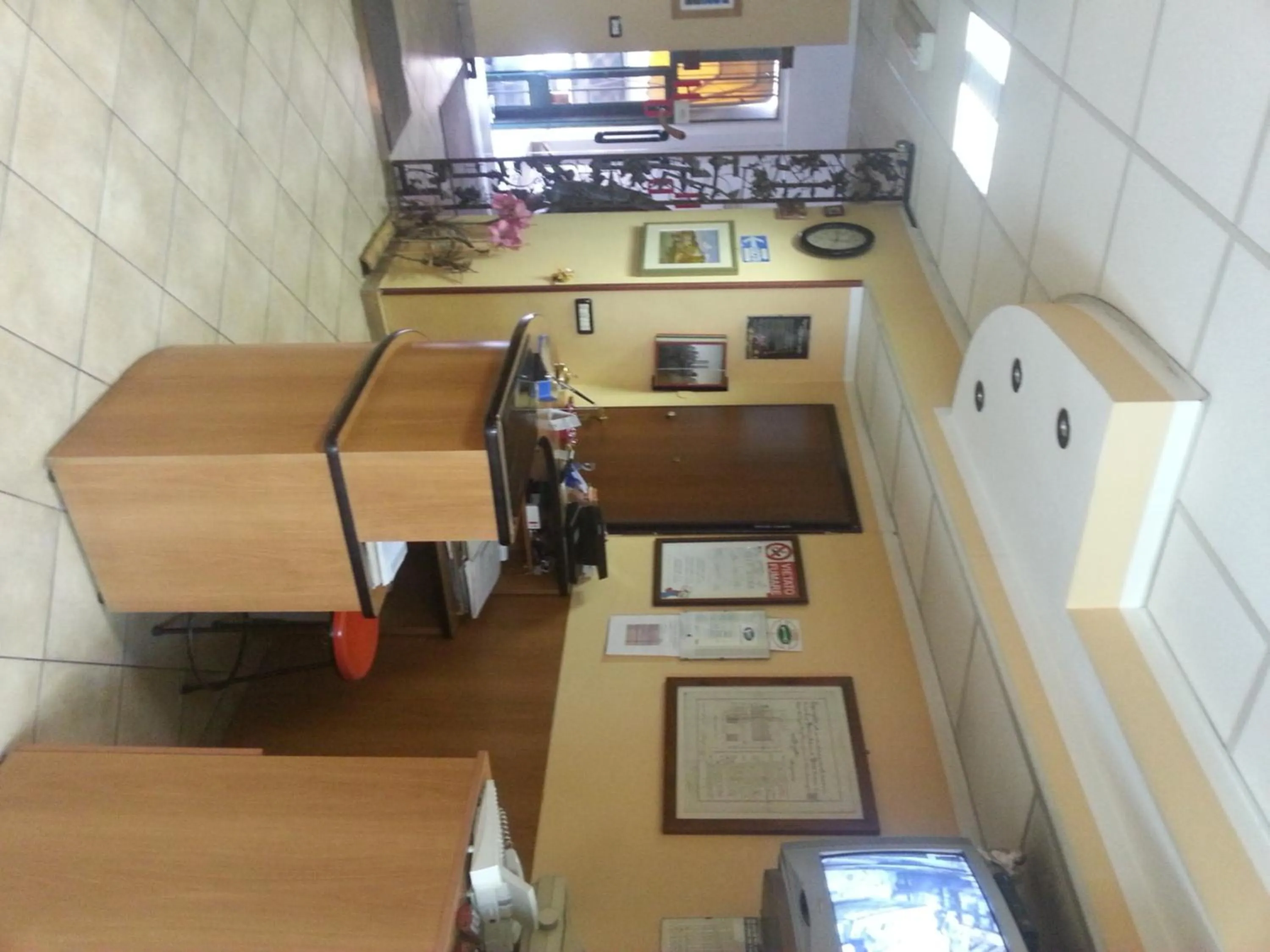 Lobby or reception in Hotel Dora