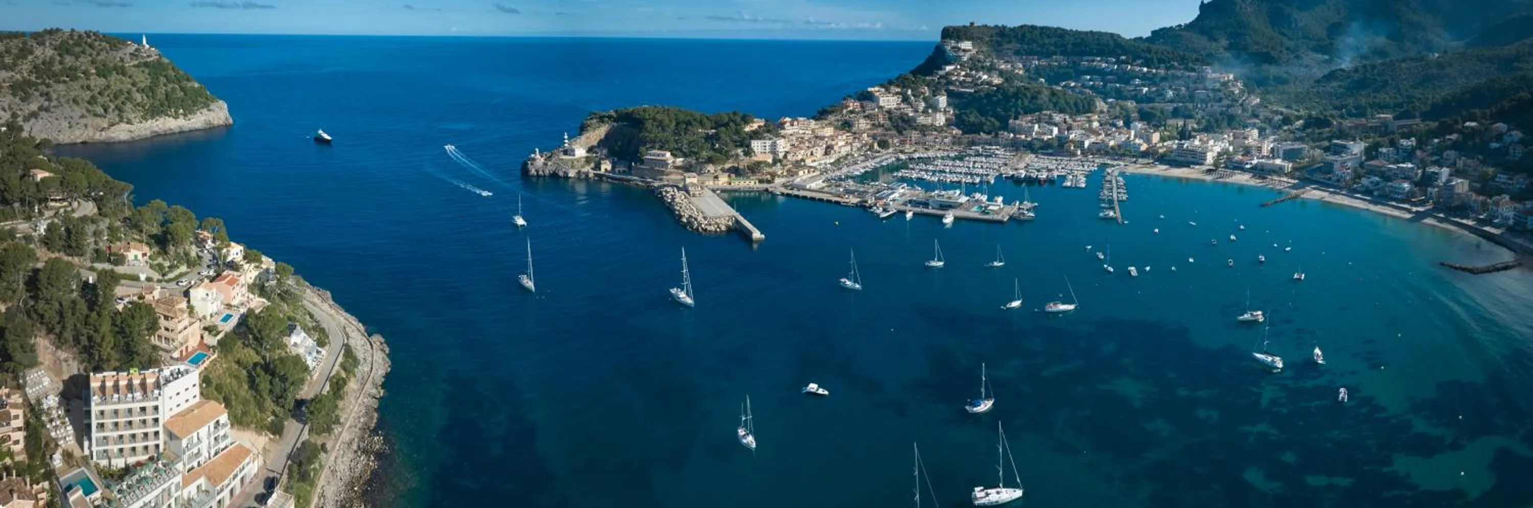 Bird's eye view in Salino Port Soller