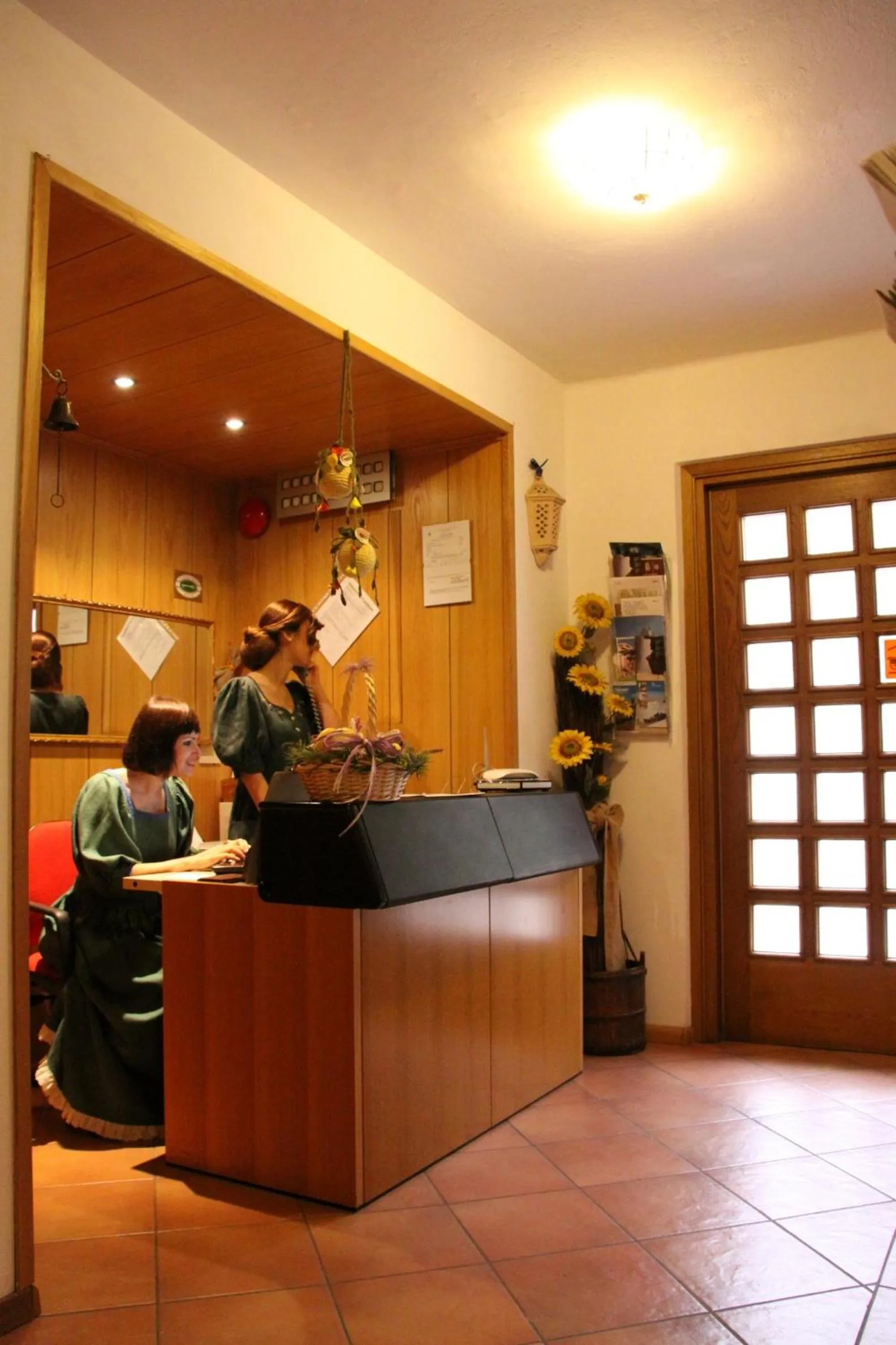 Lobby or reception in Garni Biancaneve Ruffrè-Mendola