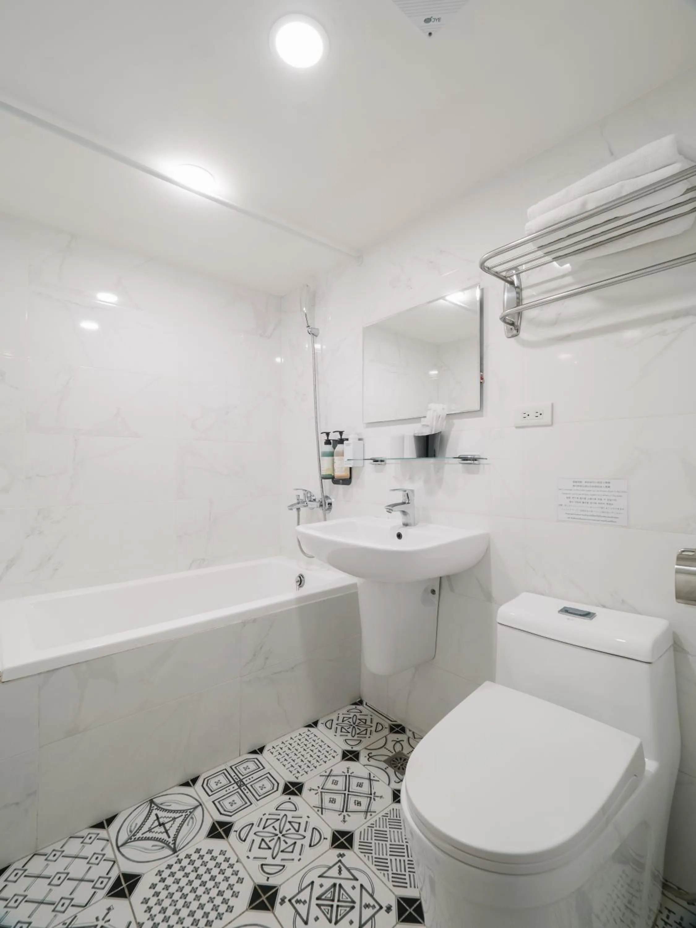 Bathroom in Hotel attic