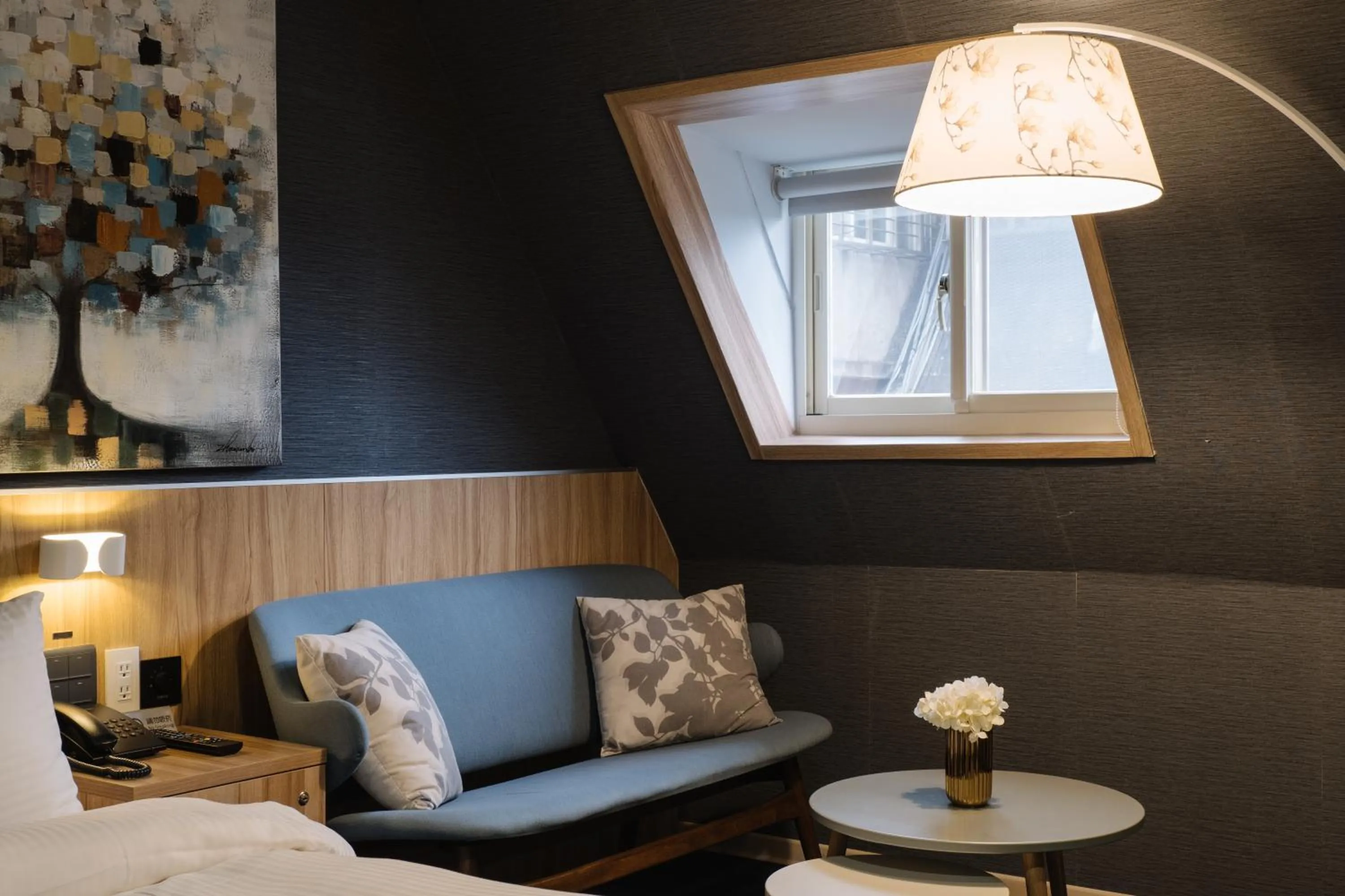 Photo of the whole room, Bed in Hotel attic