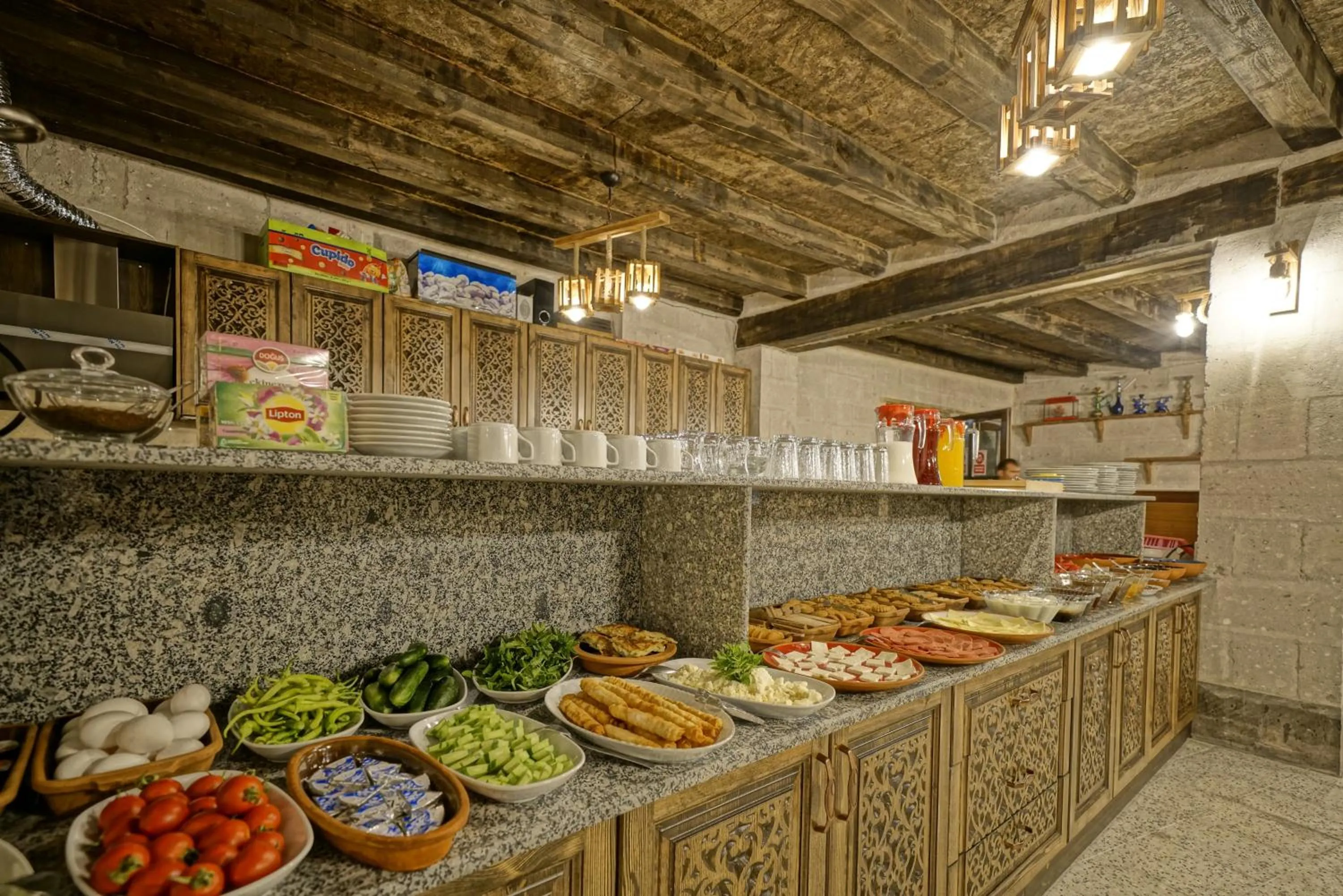 Buffet breakfast in Goreme Valley Cave House