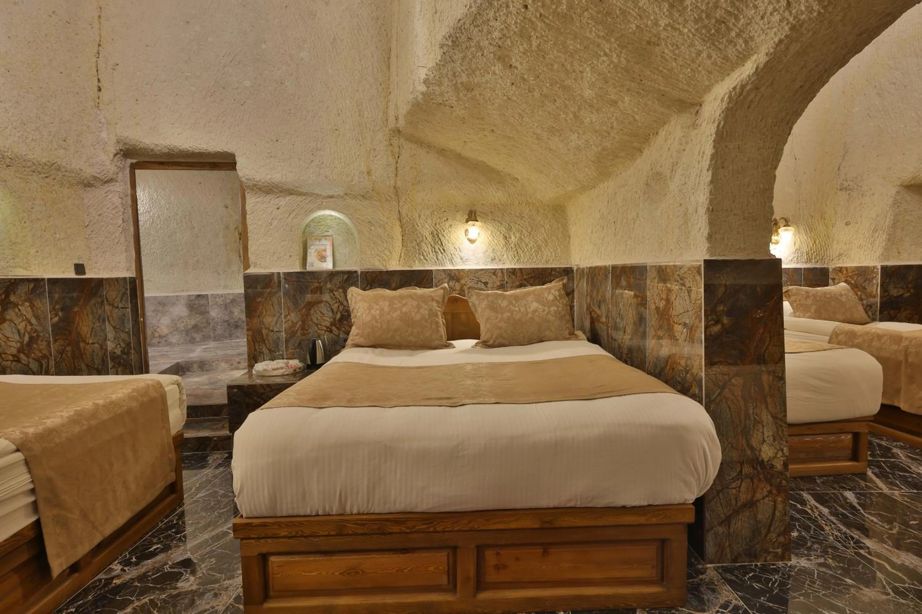 Bedroom, Bed in Goreme Valley Cave House